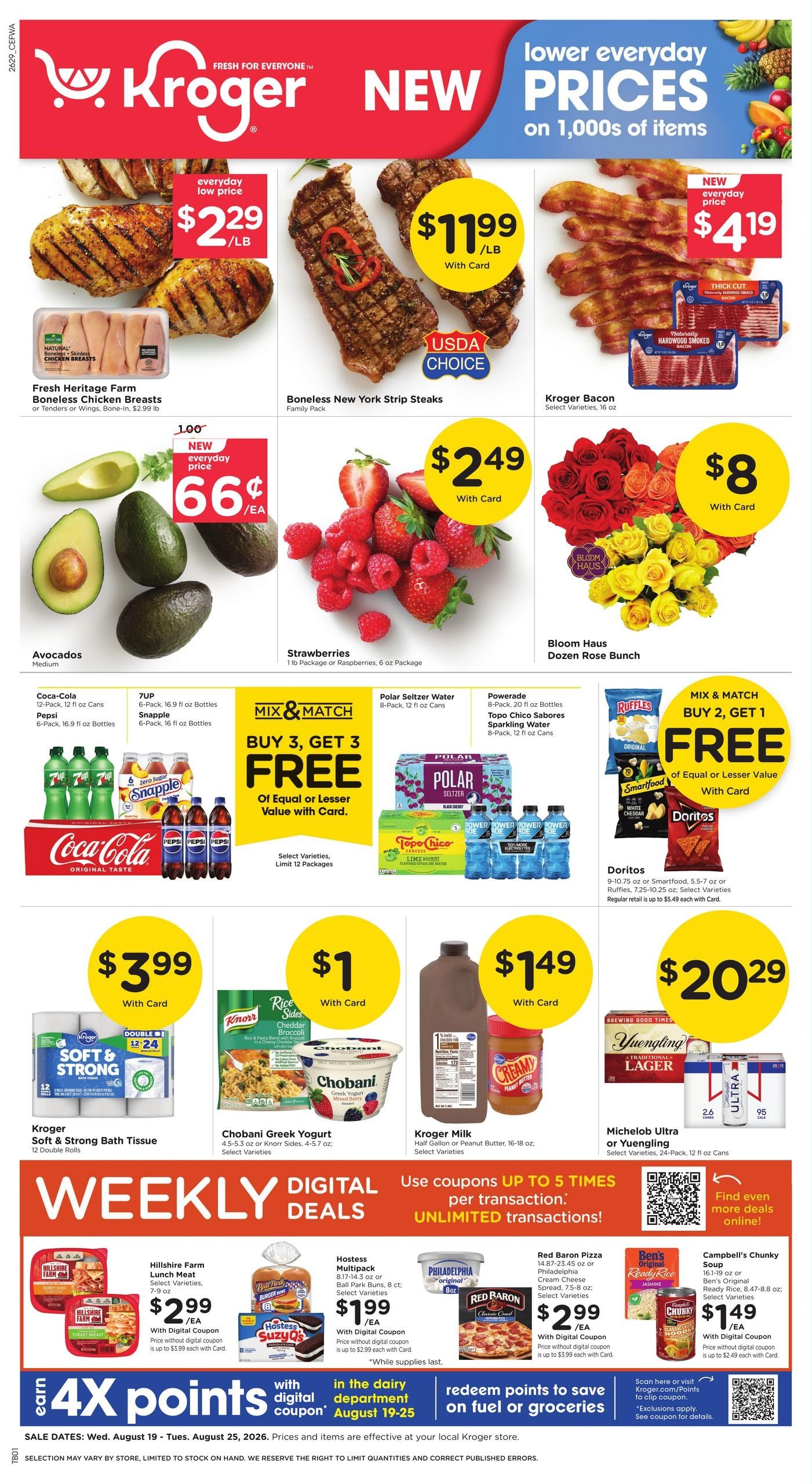 Kroger (Fort Wayne Area, IN) Weekly Ad August 19 - 25, 2026