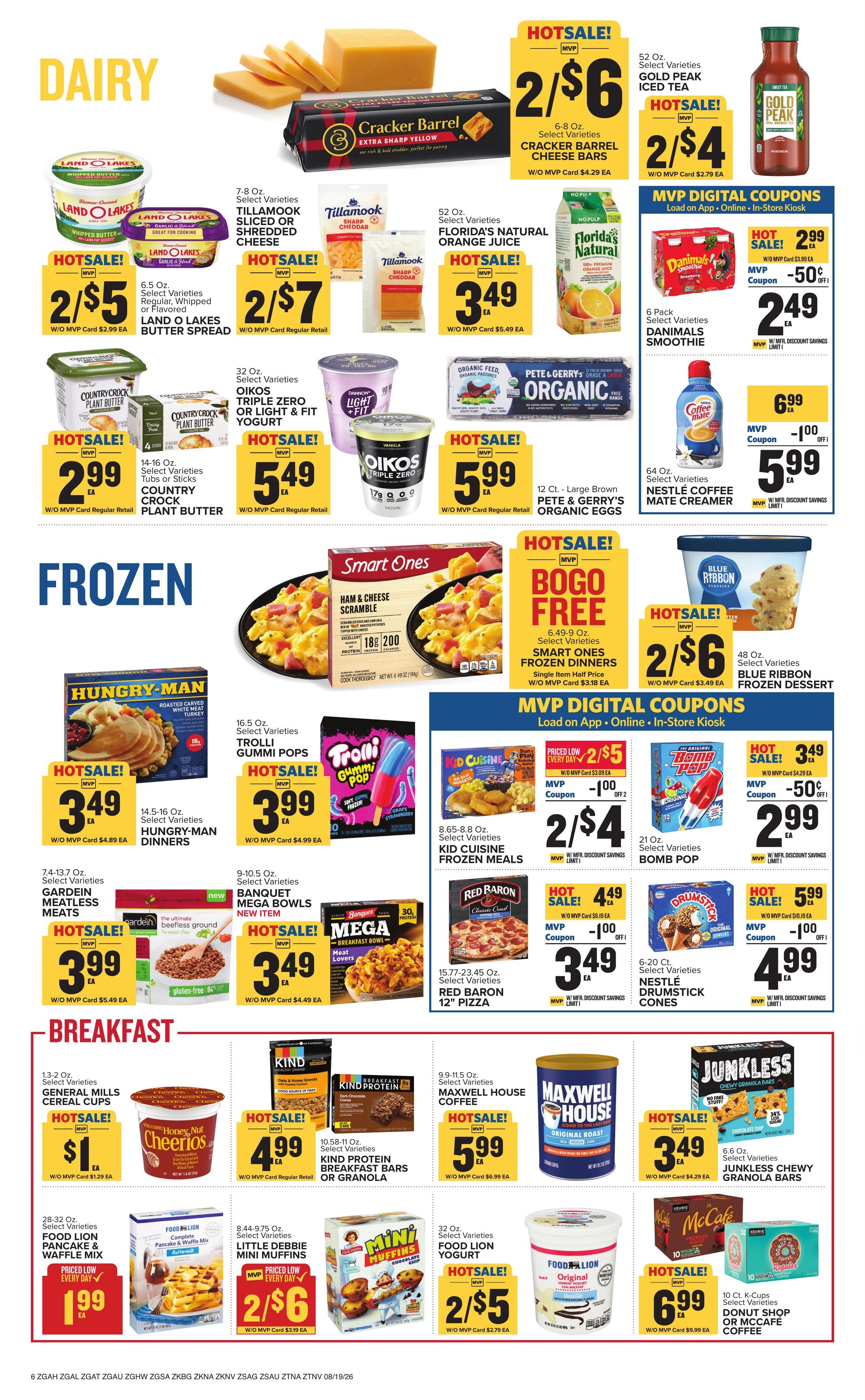 Food Lion (Centre–Cedartown Area, AL–GA) Weekly Ad August 19 - 25, 2026