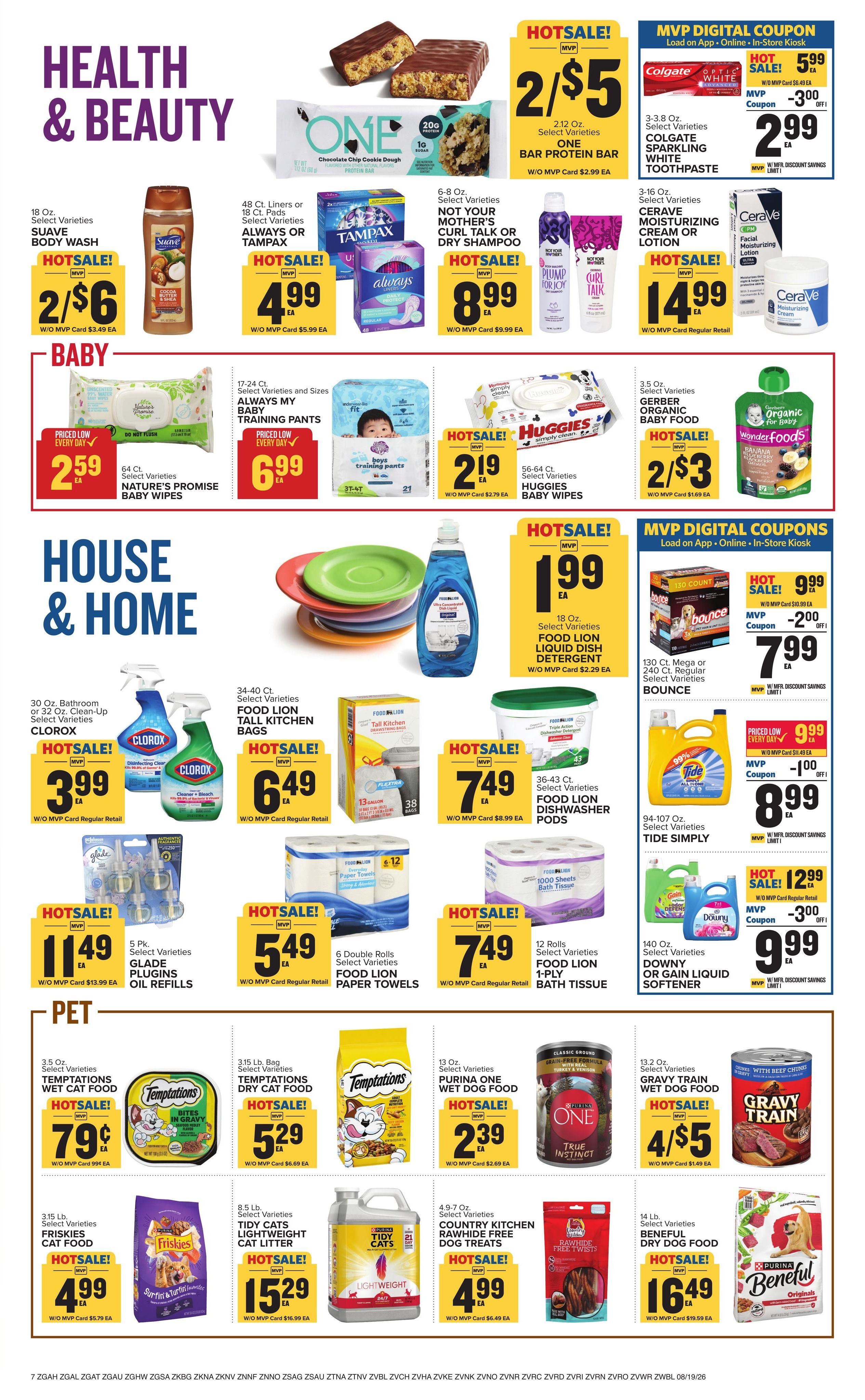 Food Lion (Centre–Cedartown Area, AL–GA) Weekly Ad August 19 - 25, 2026