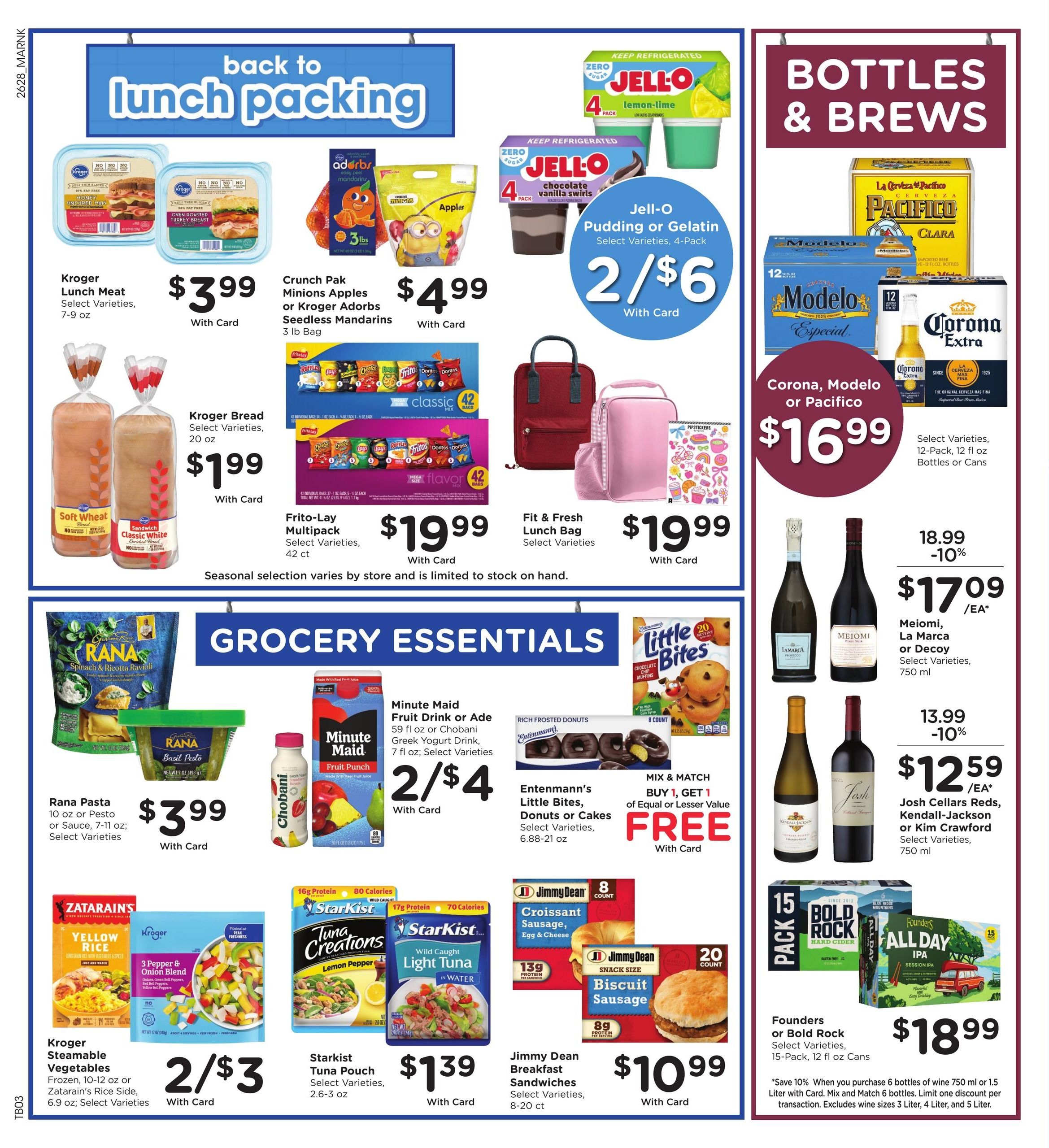 Kroger (Culpeper Area, VA) Weekly Ad August 12 - 18, 2026