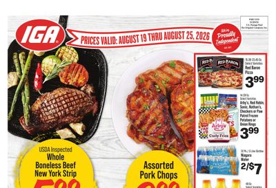 IGA (Vandalia–Tipp City Area, OH) Weekly Ad August 19 - 25, 2026