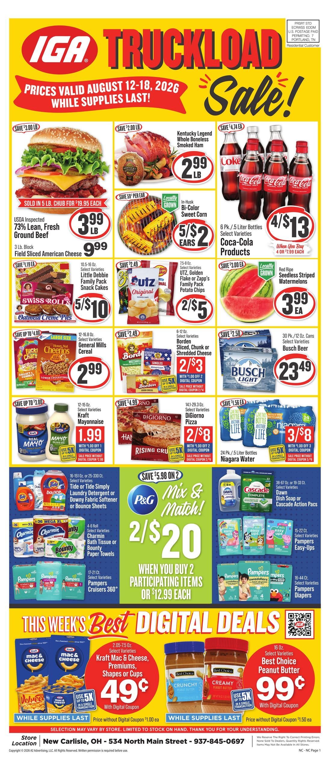 IGA (Vandalia–Tipp City Area, OH) Weekly Ad August 12 - 18, 2026