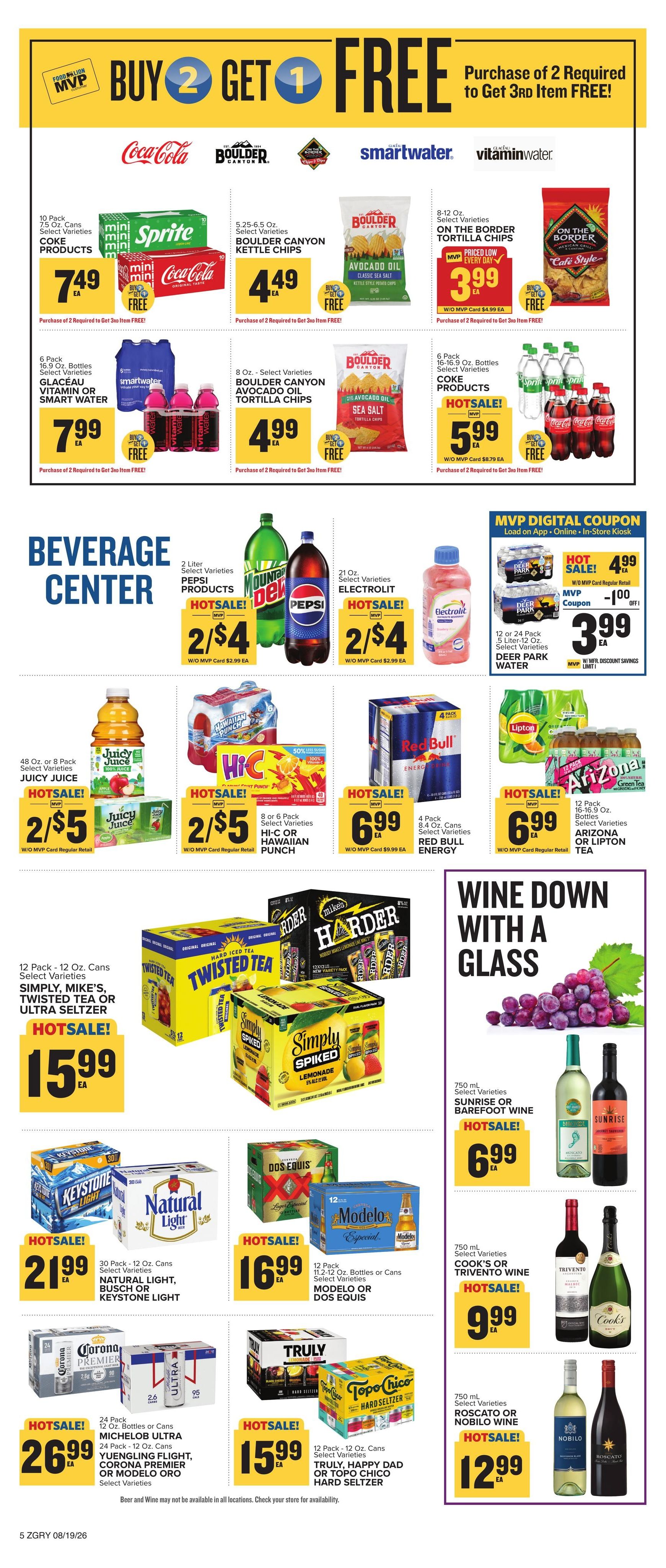Food Lion (Athens–Jefferson Area, GA) Weekly Ad August 19 - 25, 2026