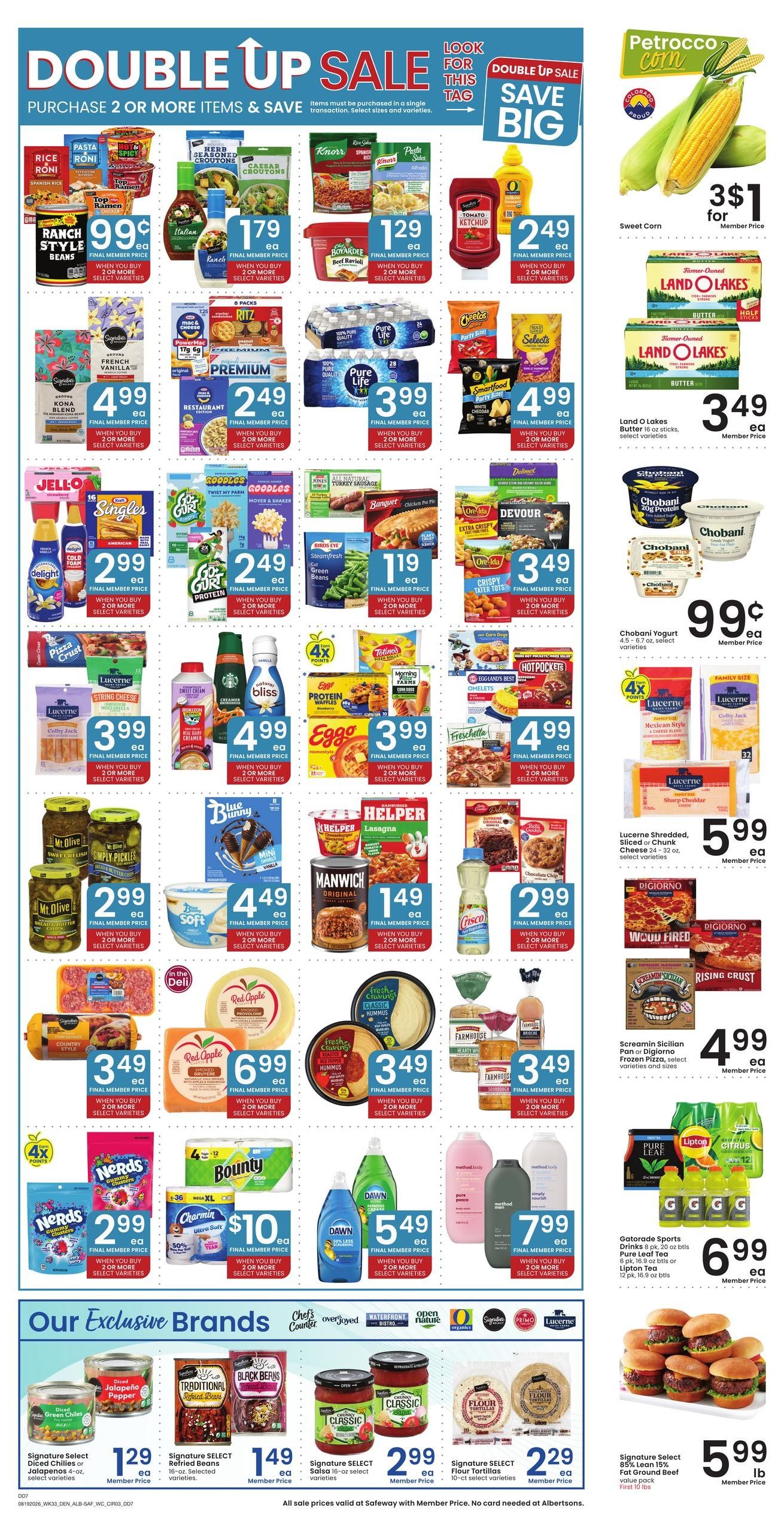Safeway (Ignacio Area, CO) Weekly Ad August 19 - 25, 2026
