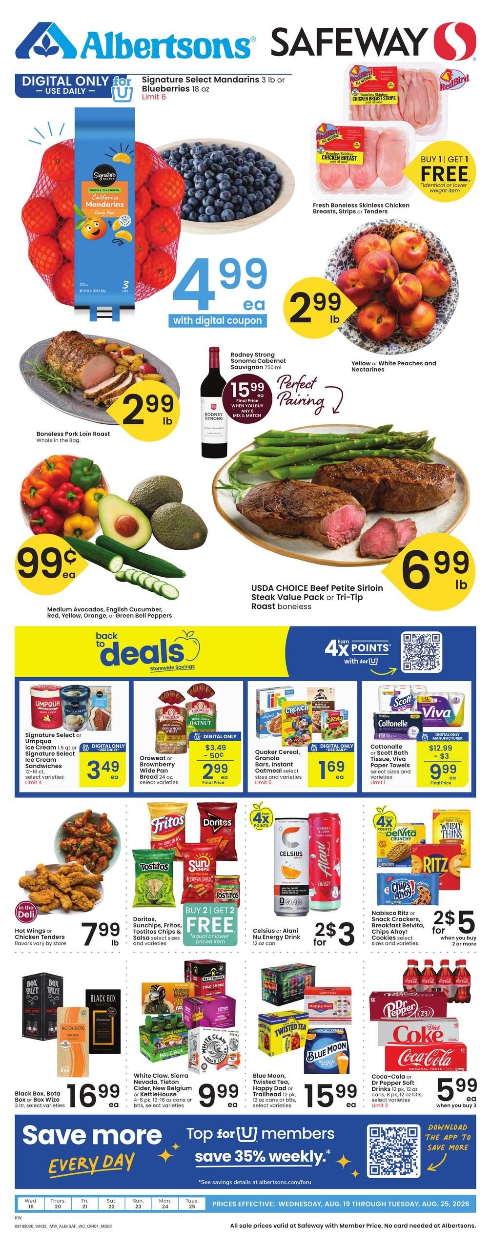 Safeway (Fortine Area, MT) Weekly Ad August 19 - 25, 2026