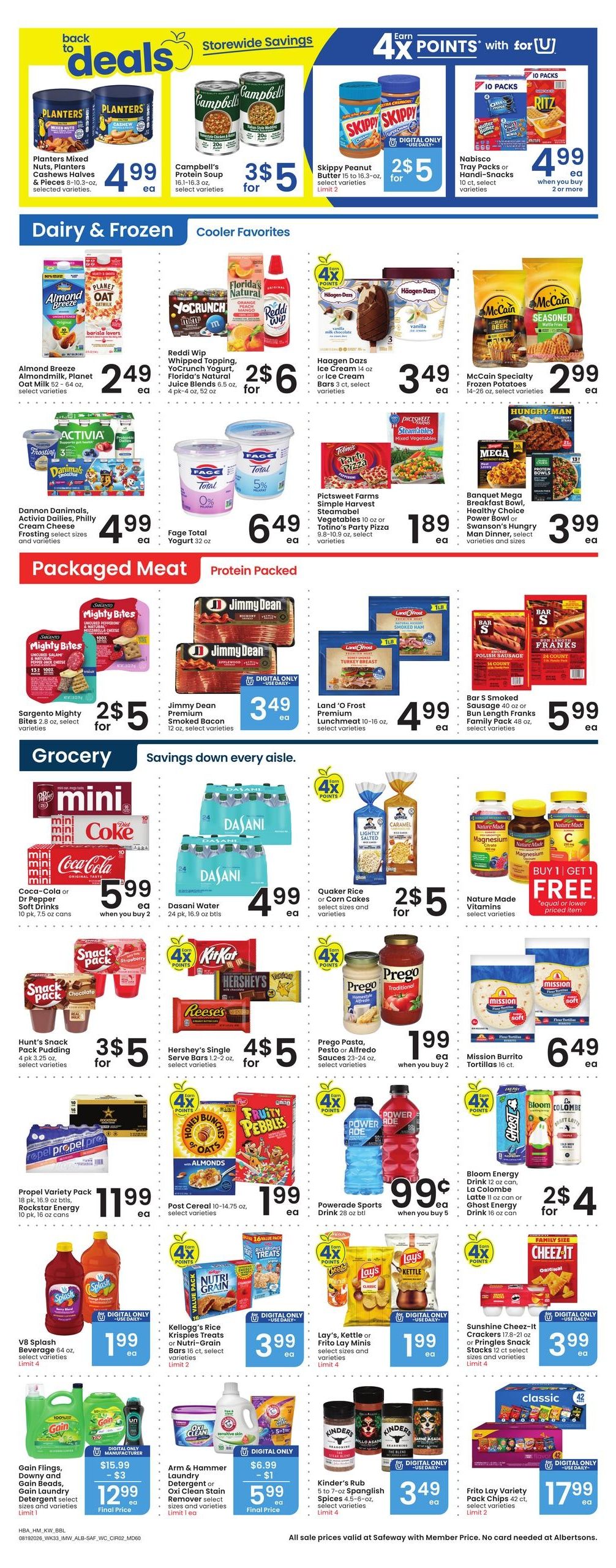 Safeway (Fortine Area, MT) Weekly Ad August 19 - 25, 2026