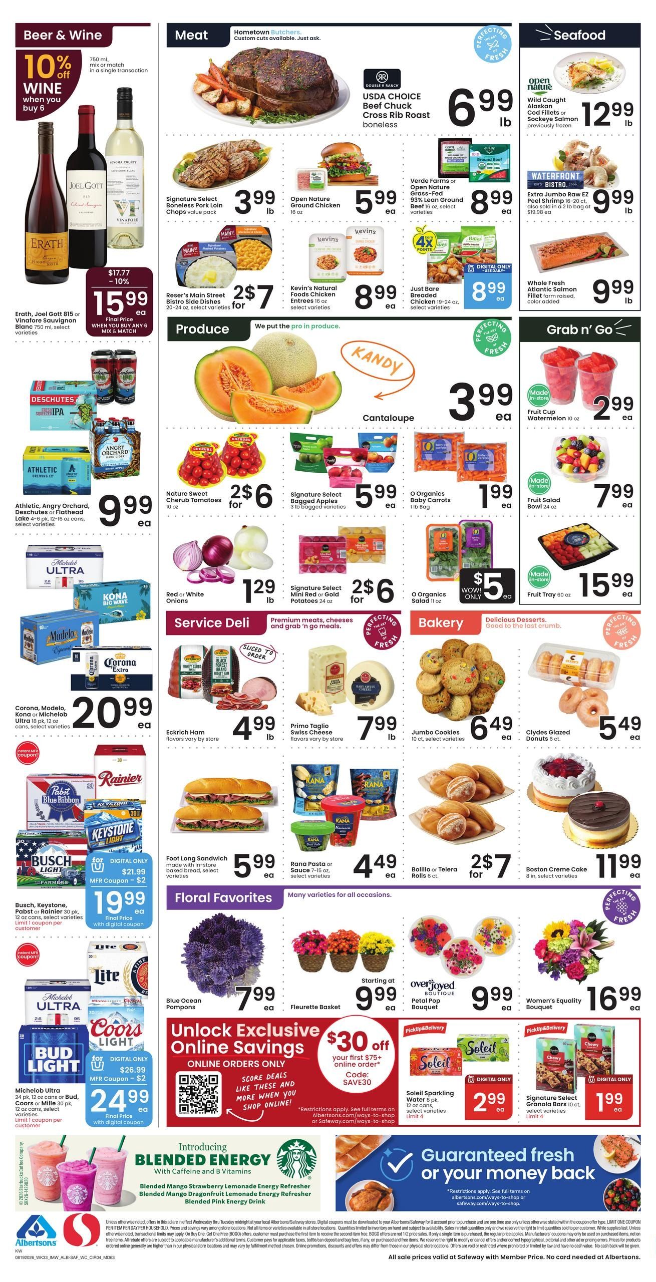 Safeway (Fortine Area, MT) Weekly Ad August 19 - 25, 2026