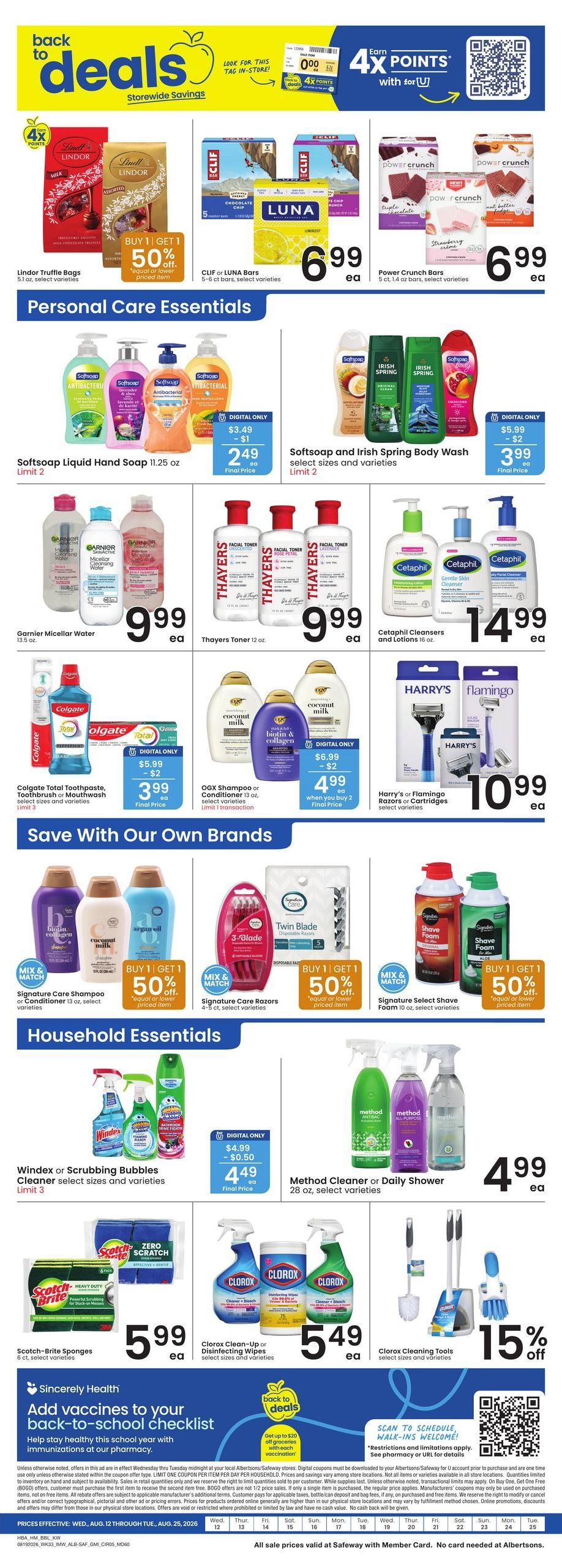 Safeway (Fortine Area, MT) Weekly Ad August 19 - 25, 2026