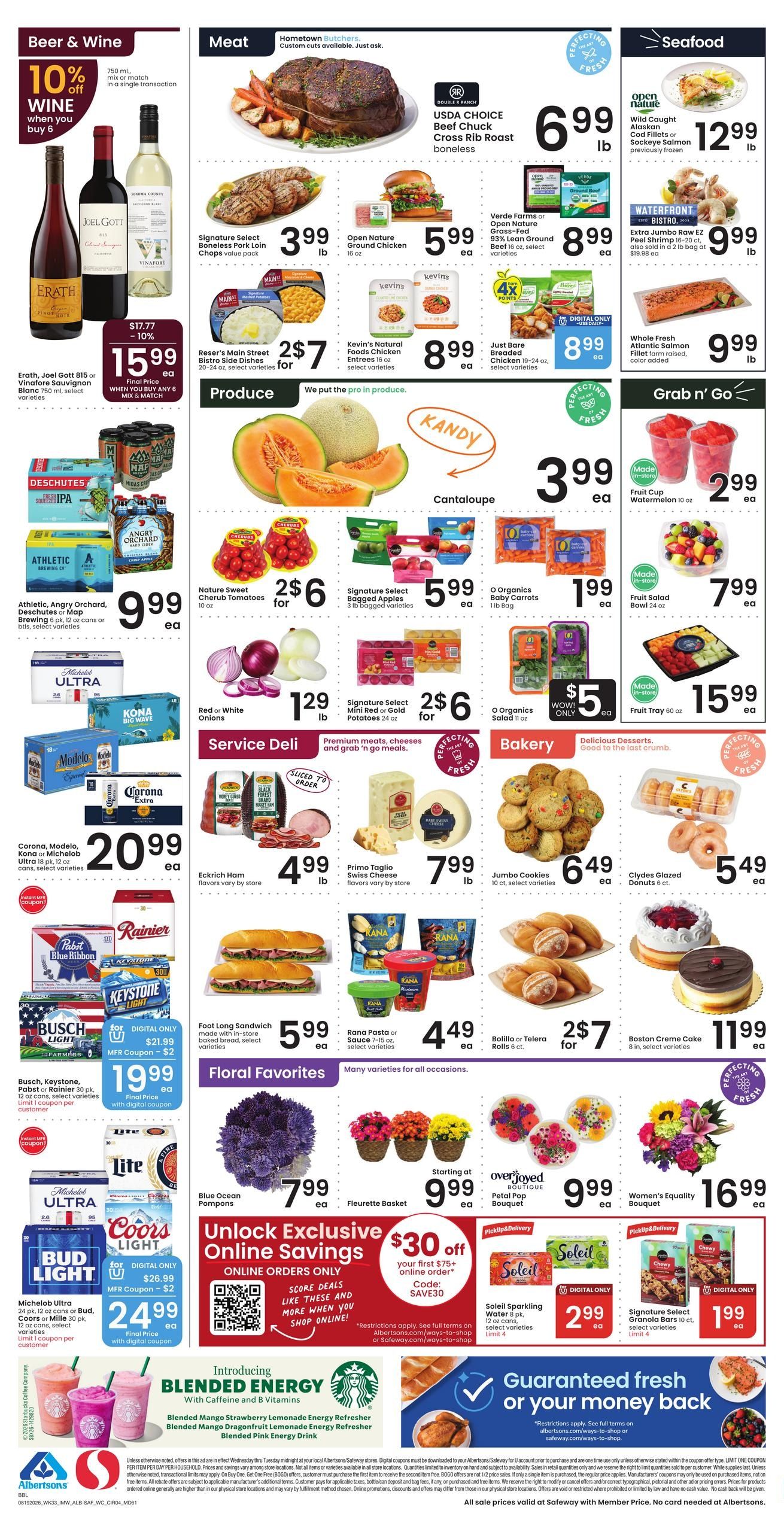 Safeway (Bozeman Area, MT) Weekly Ad August 19 - 25, 2026