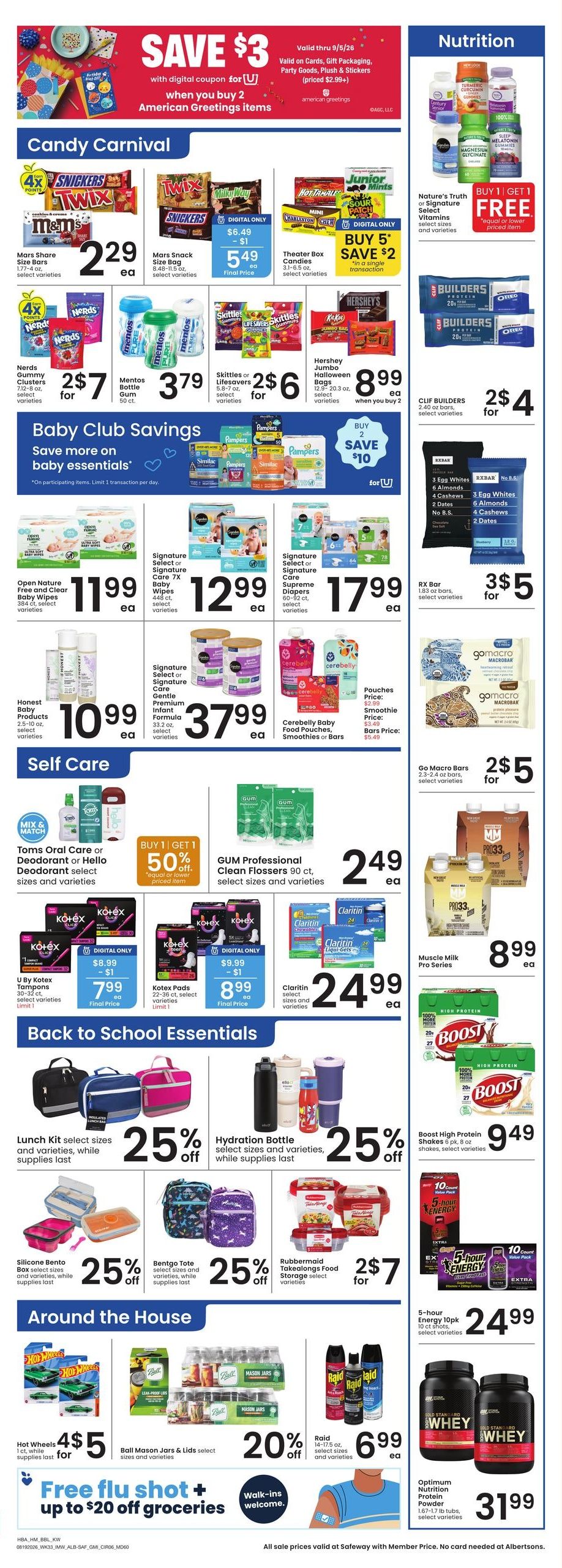 Safeway (Bozeman Area, MT) Weekly Ad August 19 - 25, 2026