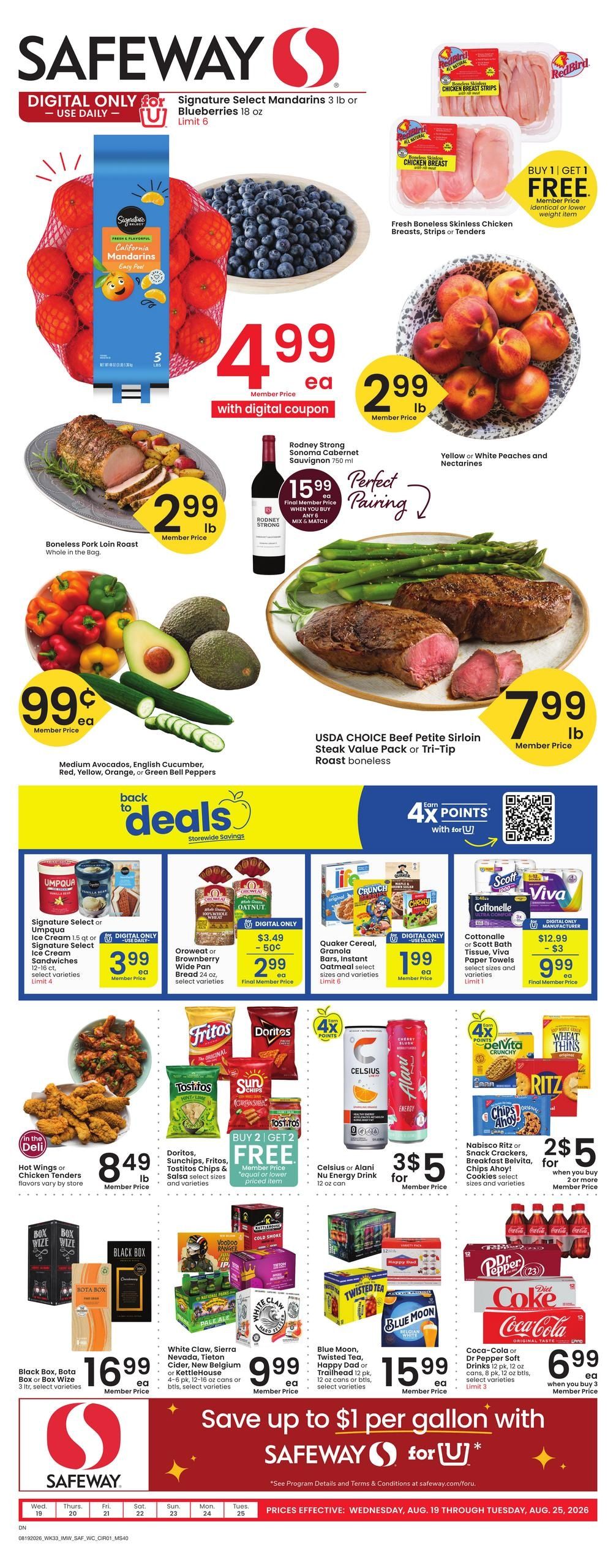 Safeway (MT) Weekly Ad August 19 - 25, 2026