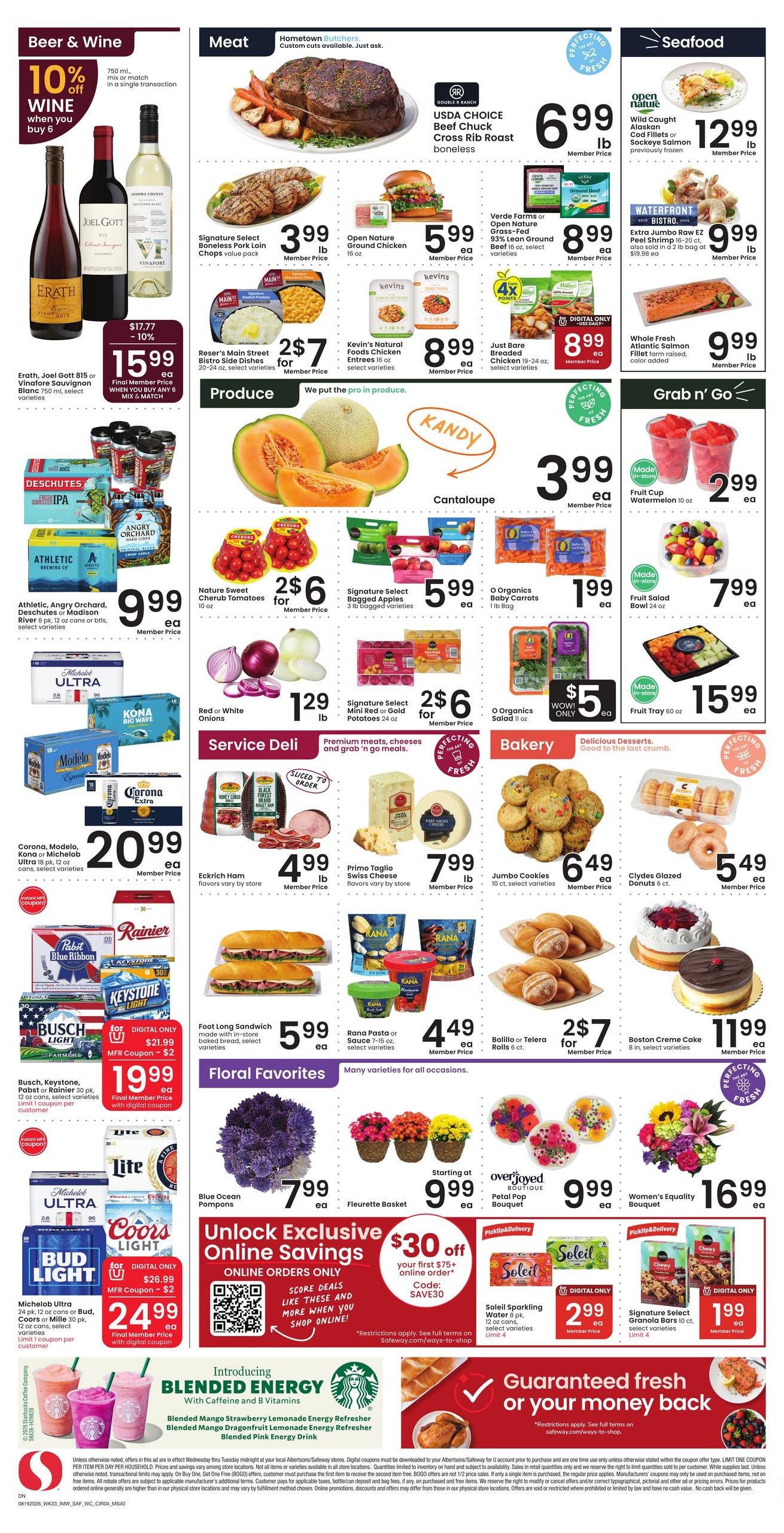 Safeway (Sheridan Area, MT) Weekly Ad August 19 - 25, 2026