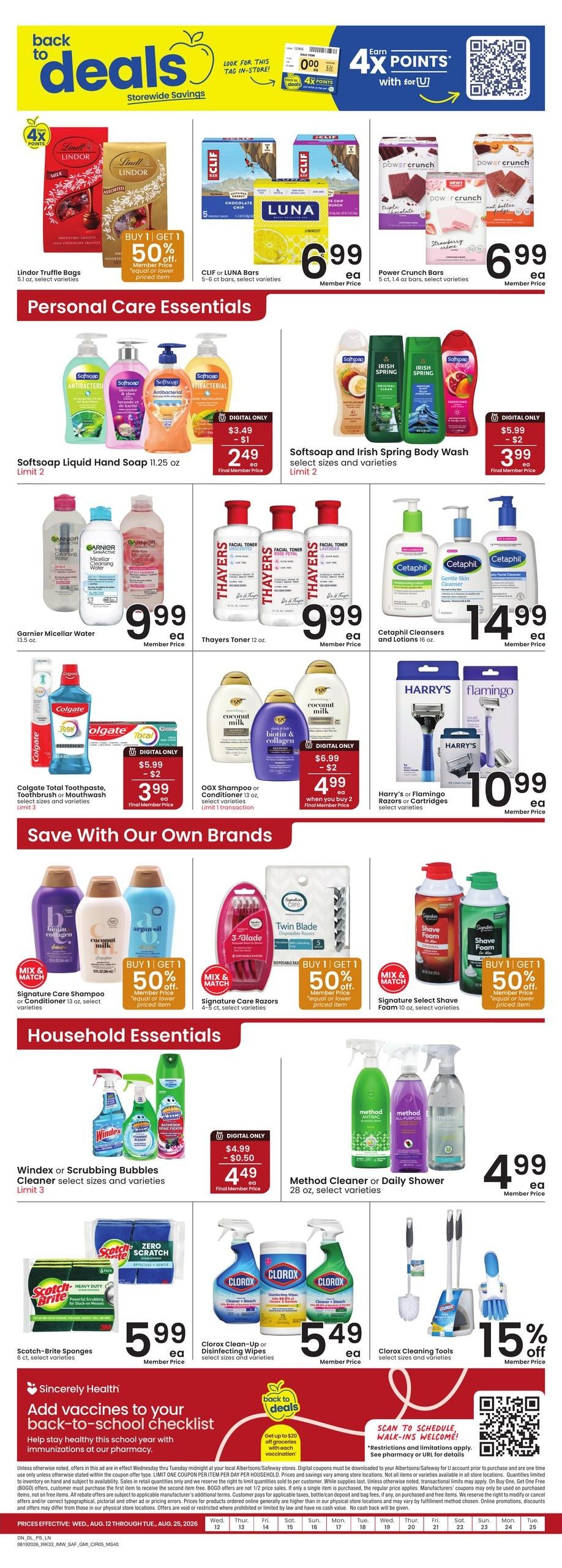 Safeway (Sheridan Area, MT) Weekly Ad August 19 - 25, 2026