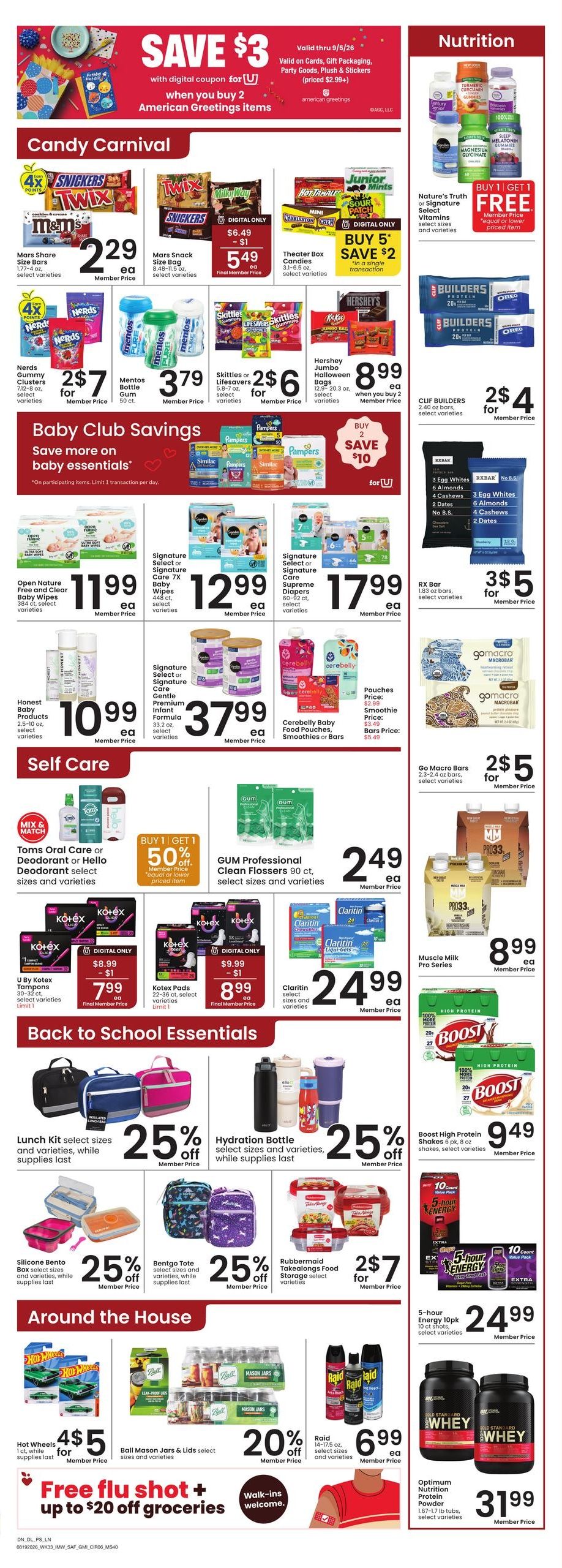 Safeway (Sheridan Area, MT) Weekly Ad August 19 - 25, 2026