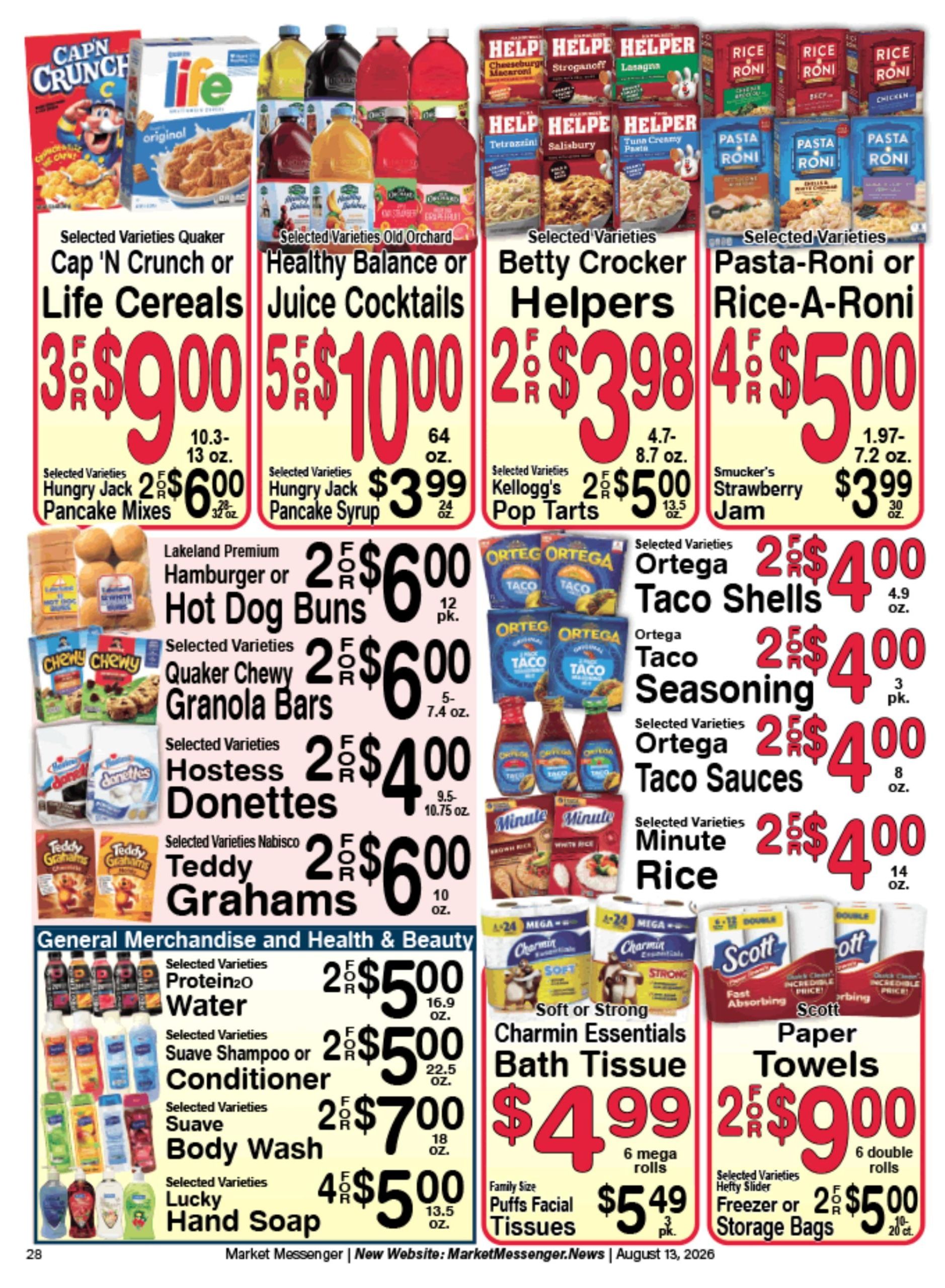 Charlie's County Market (Seymour–Sobieski Area, WI) Weekly Ad August 14 - 20, 2026
