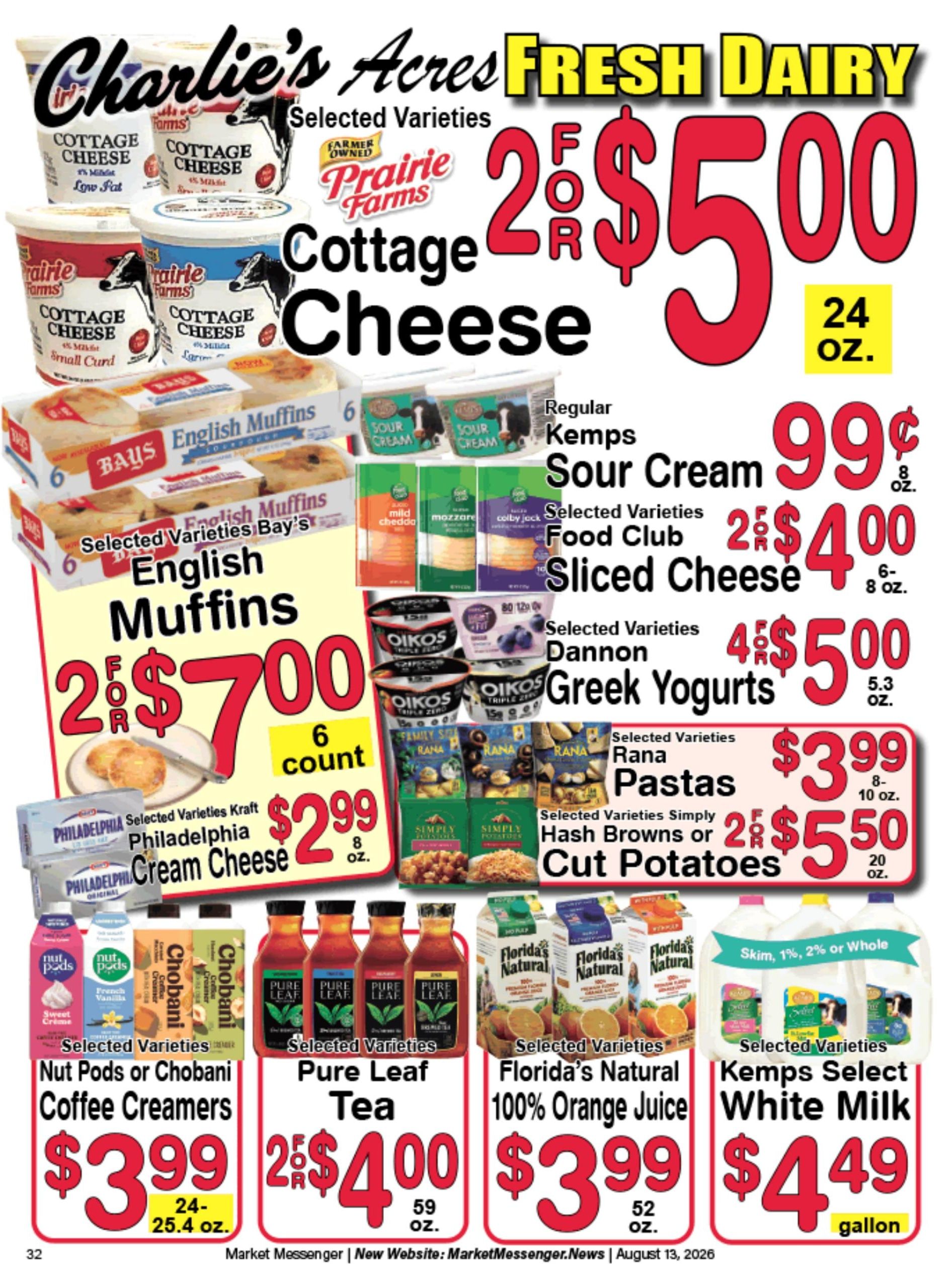 Charlie's County Market (Seymour–Sobieski Area, WI) Weekly Ad August 14 - 20, 2026
