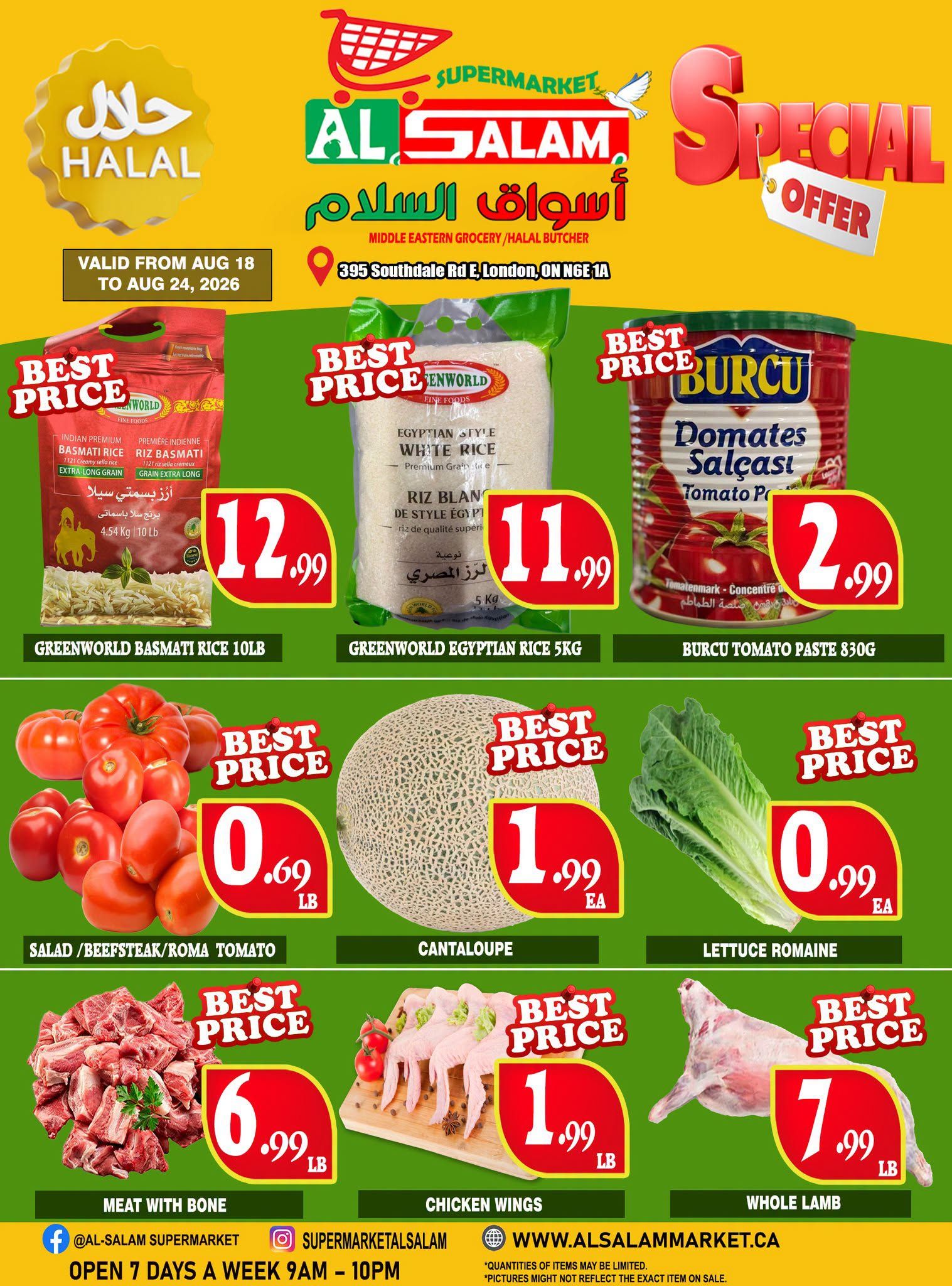 Al-Salam Supermarket Flyer August 18 to 24