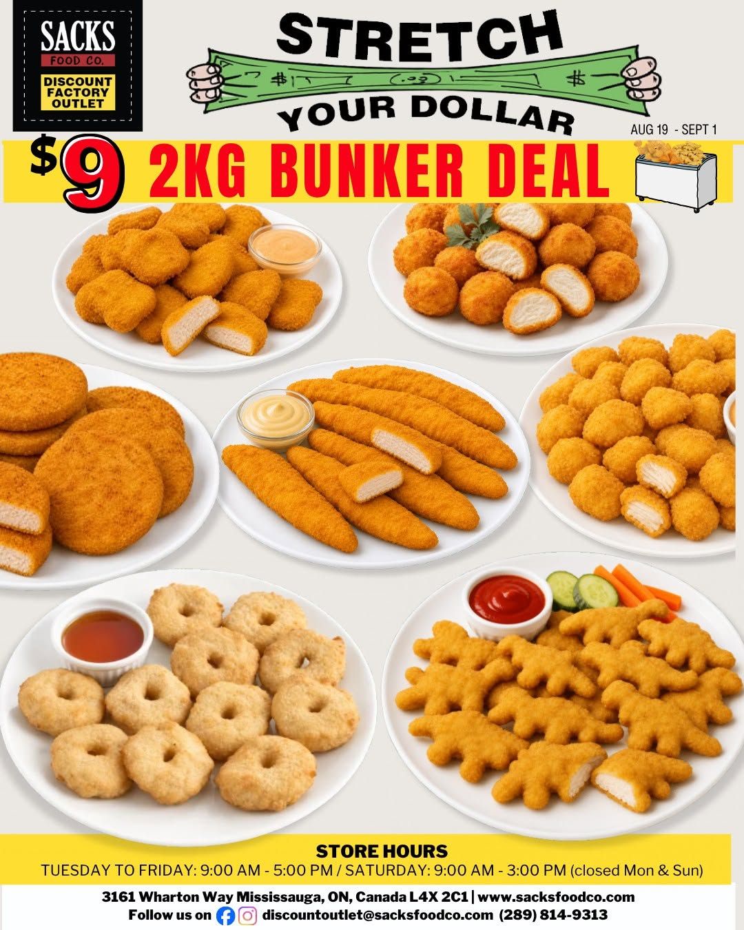 Sacks Food Co. Flyer August 19 to September 1