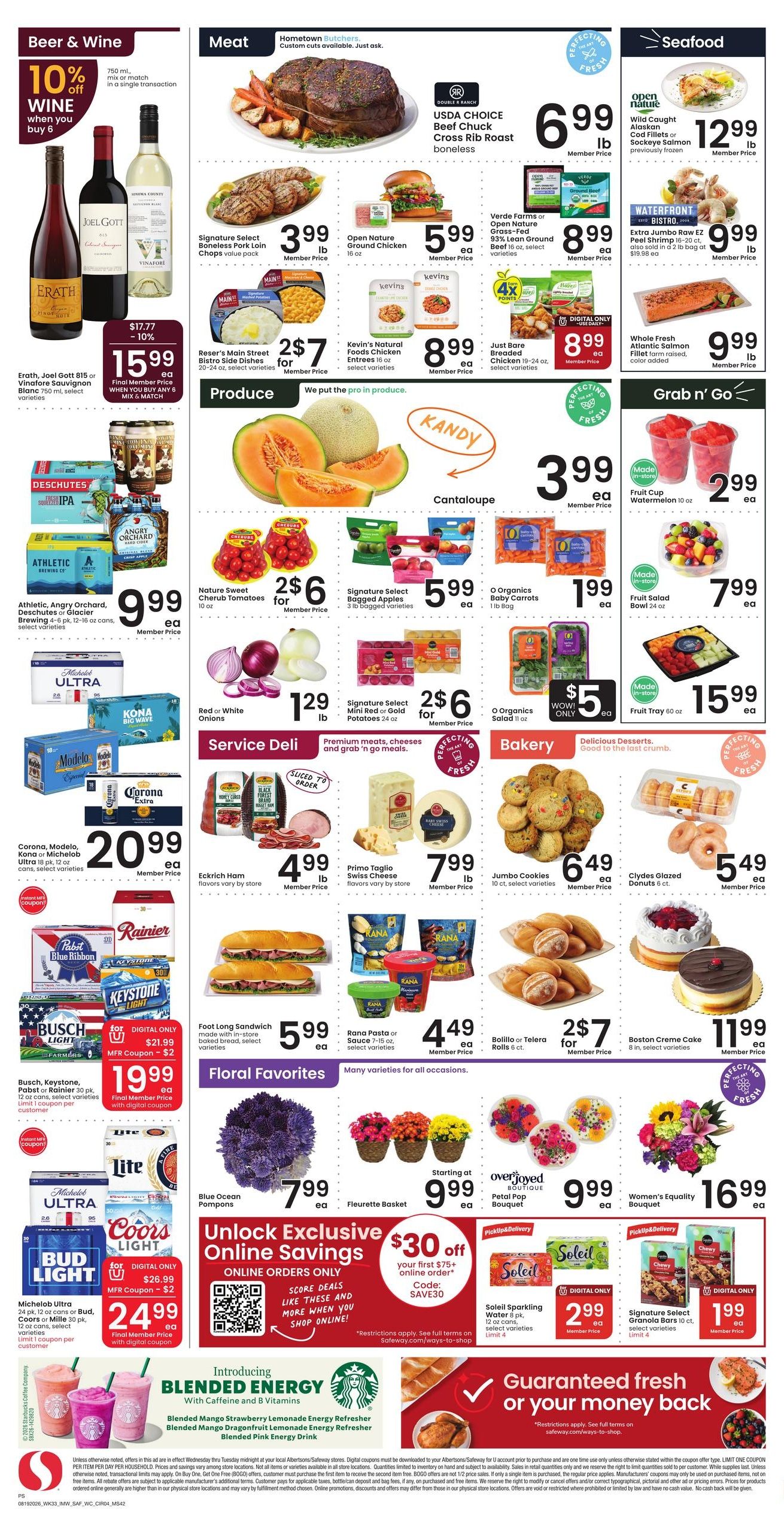 Safeway (Hot Springs Area, MT) Weekly Ad August 19 - 25, 2026