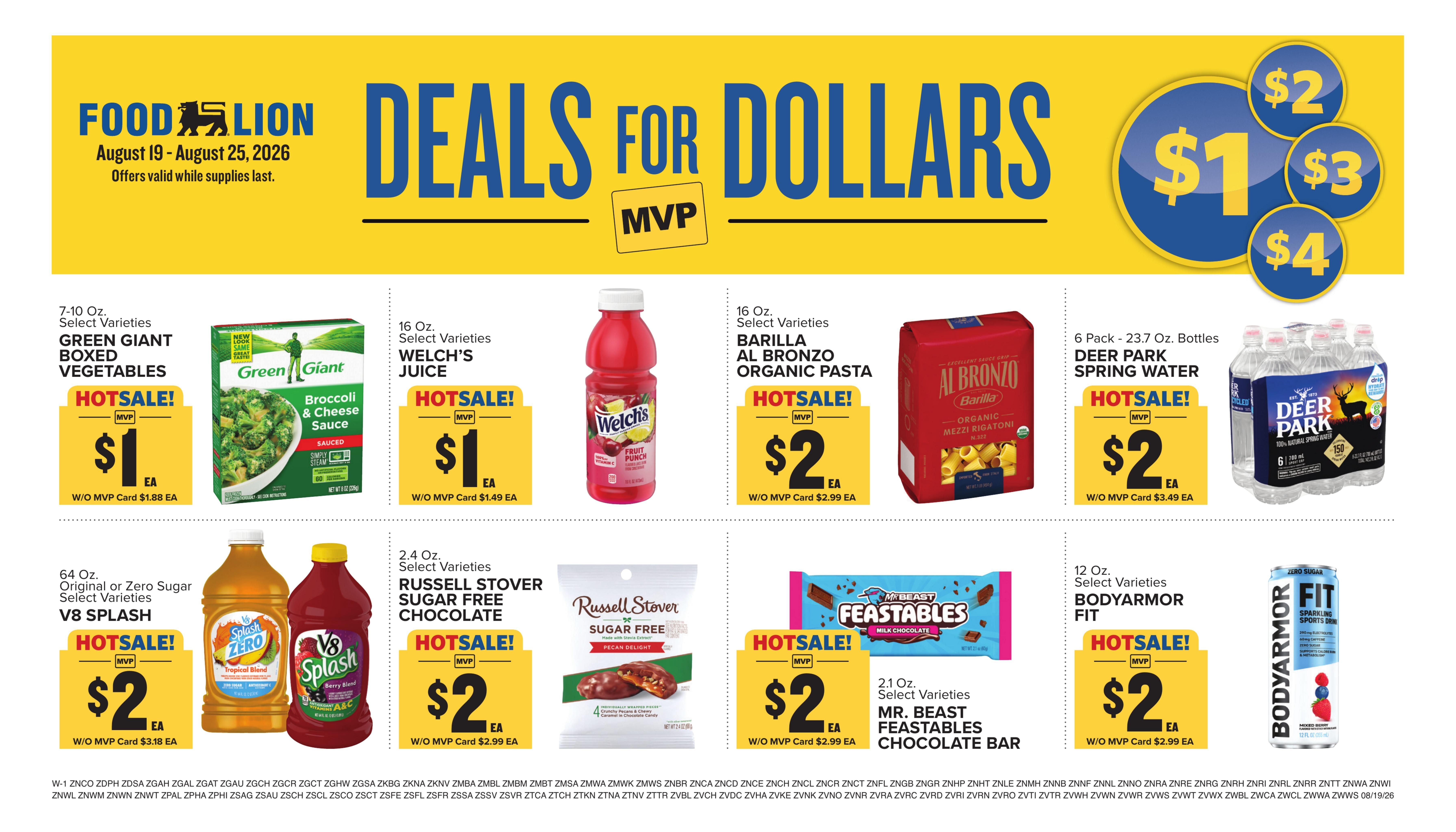 Food Lion (Columbia Area, SC) Weekly Ad August 19 - 25, 2026