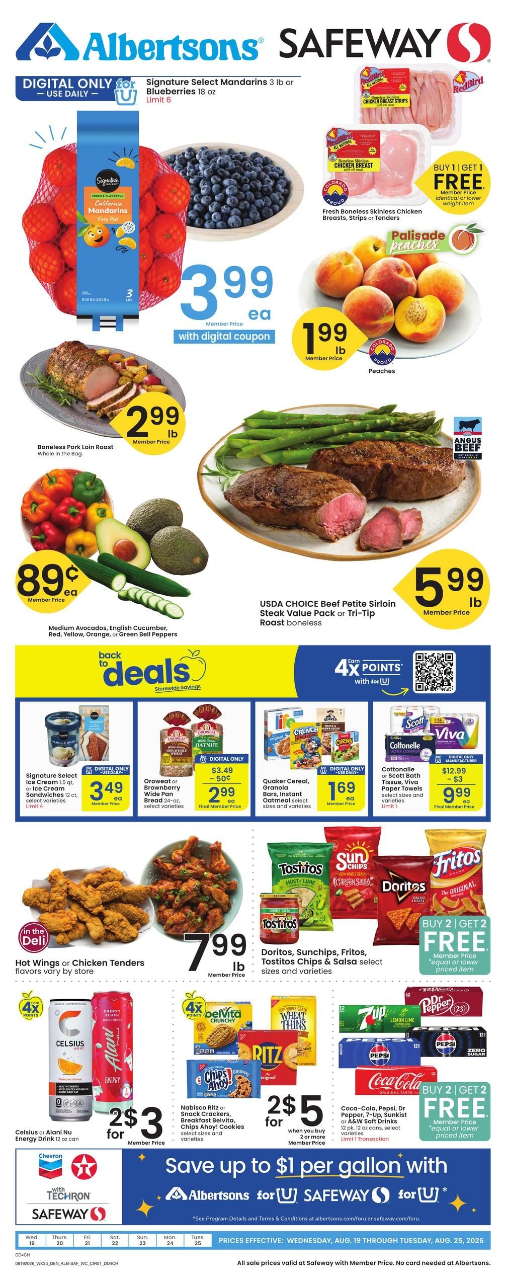 Safeway (Cheyenne Area, WY) Weekly Ad August 19 - 25, 2026
