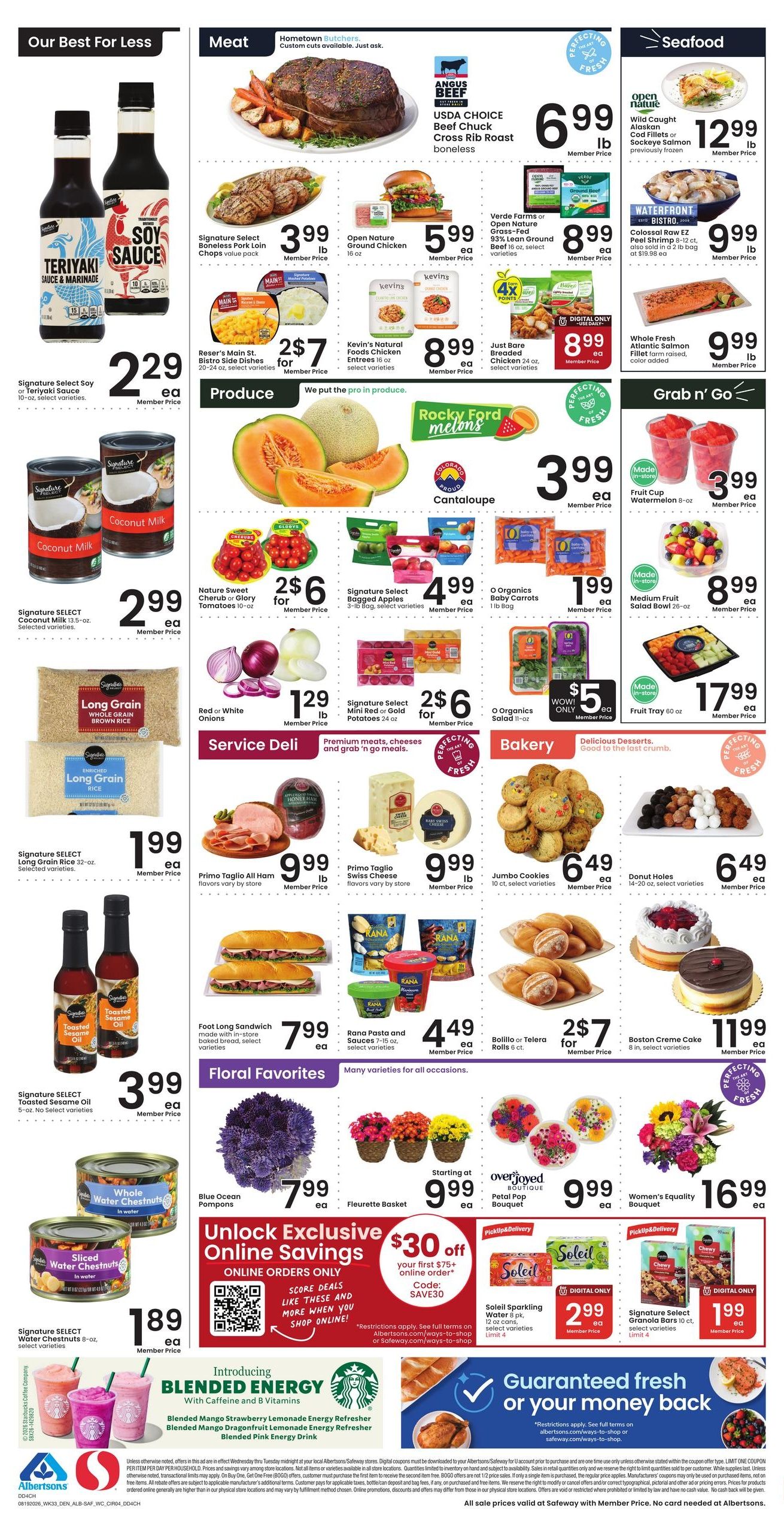 Safeway (Cheyenne Area, WY) Weekly Ad August 19 - 25, 2026