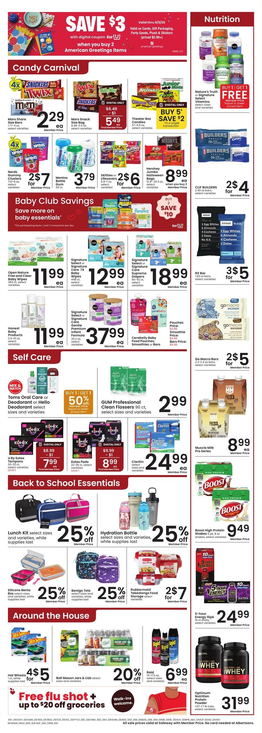 Safeway (Cheyenne Area, WY) Weekly Ad August 19 - 25, 2026