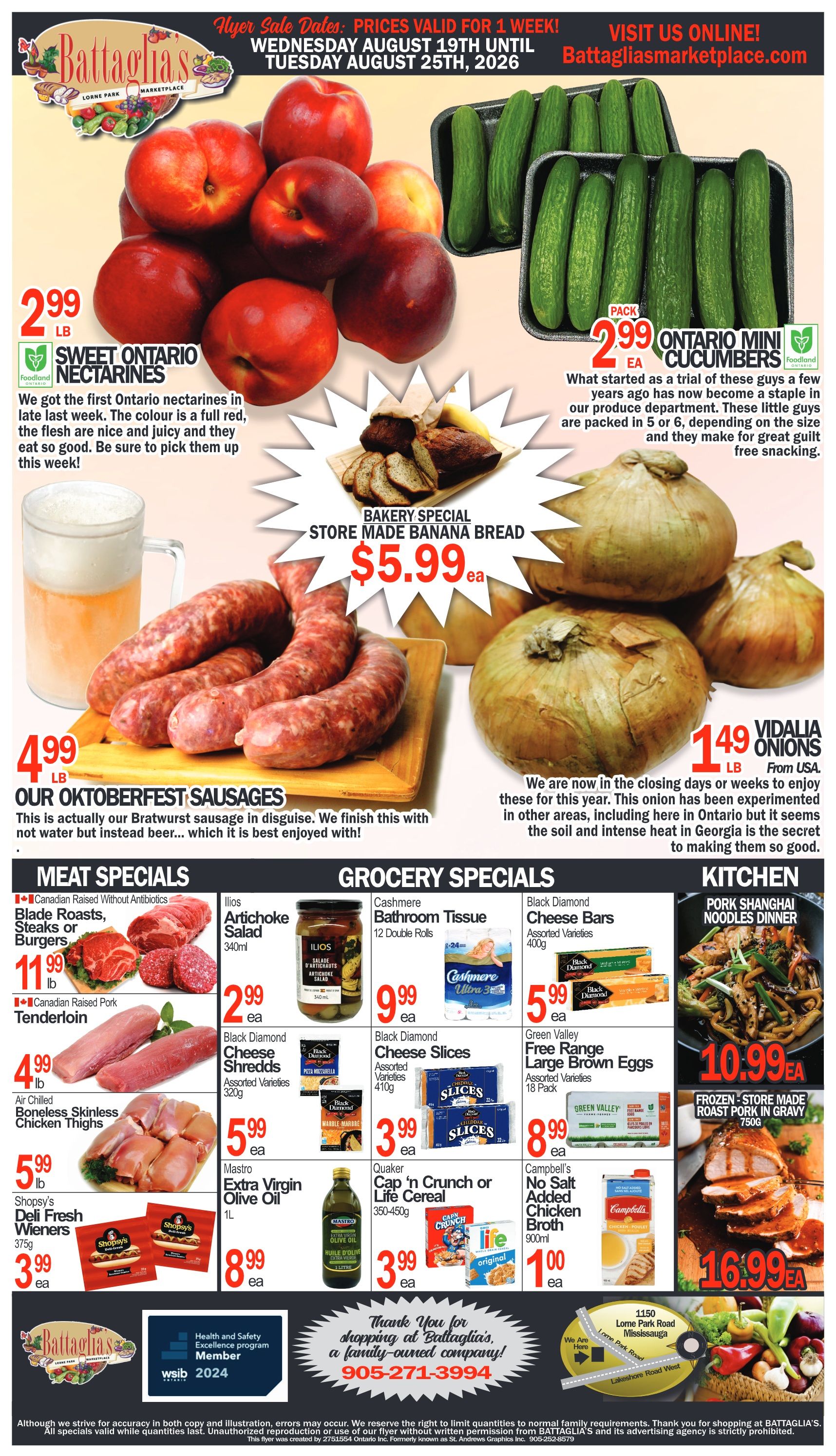 Battaglia's Marketplace Flyer August 19 to 25