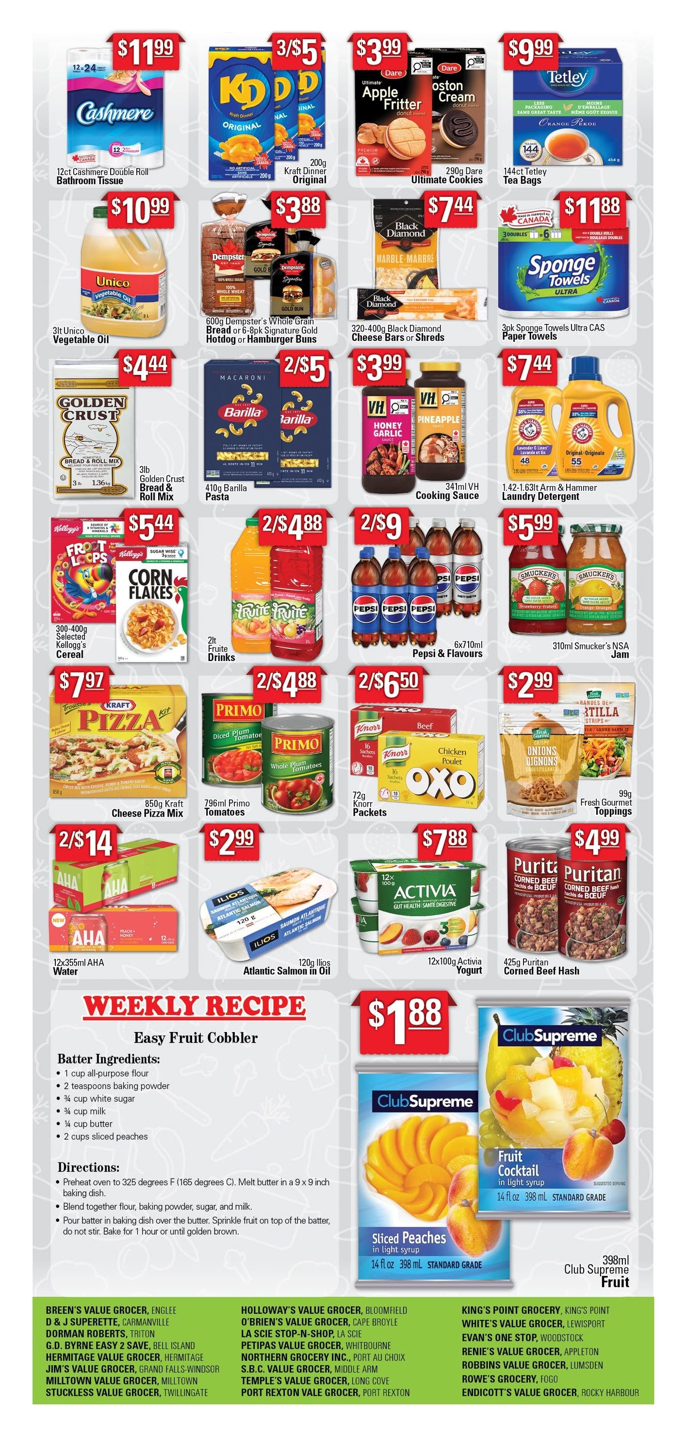 Value Grocer Flyer August 20 to 26