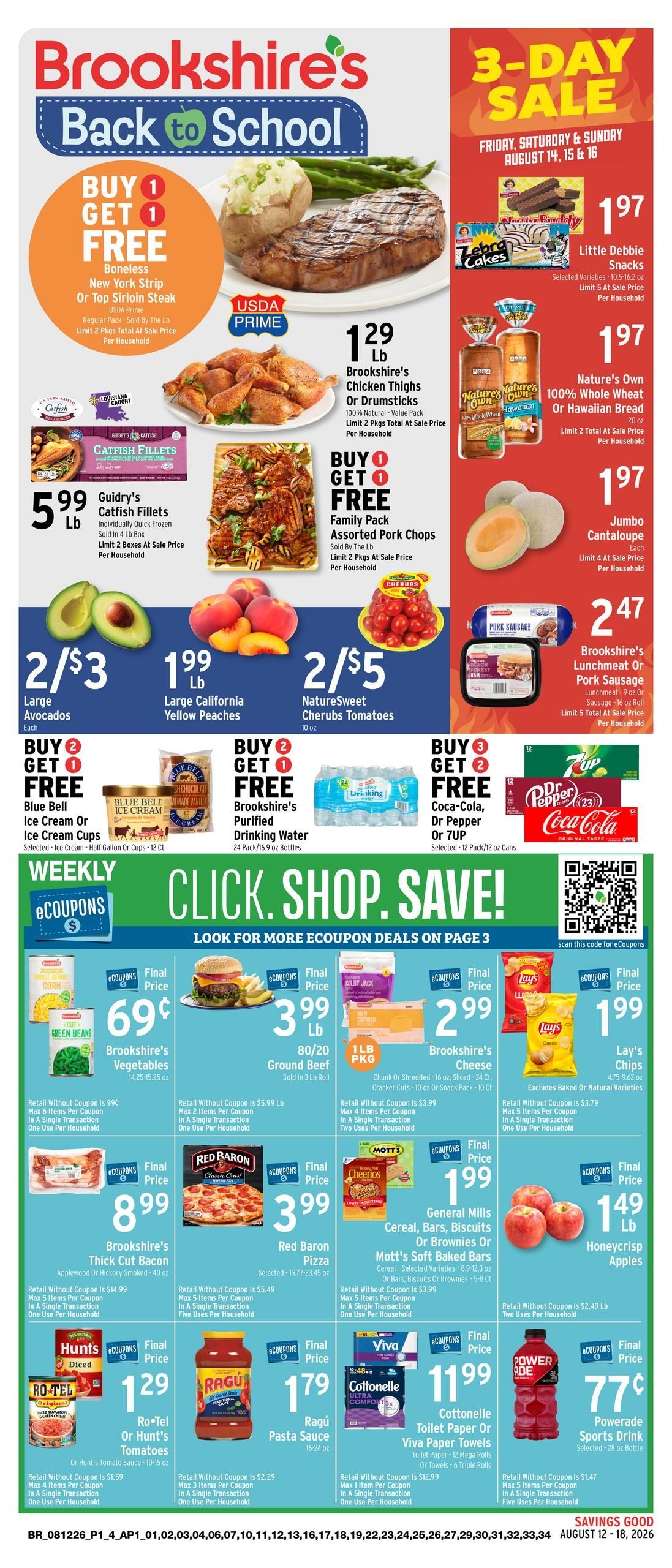 Brookshire's (Albany Area, TX) Weekly Ad August 12 - 18, 2026