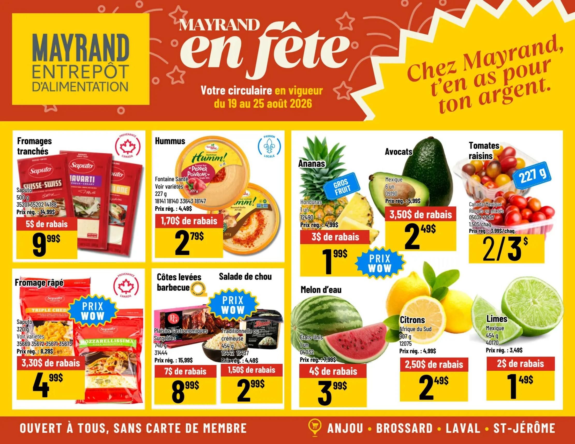 Mayrand Flyer August 19 to 25