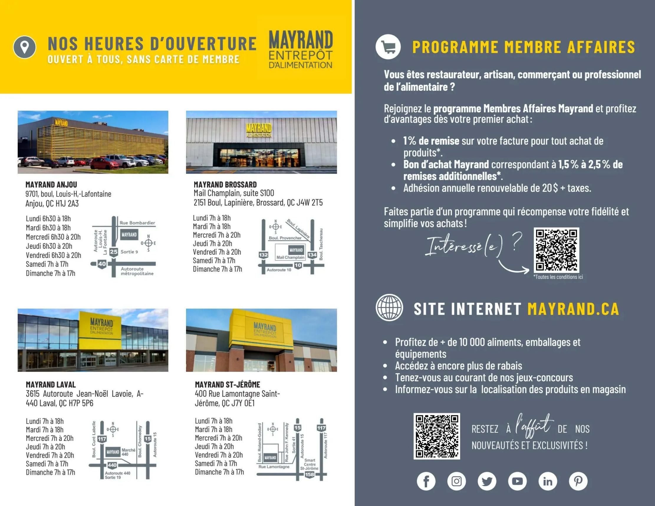 Mayrand Flyer August 19 to 25