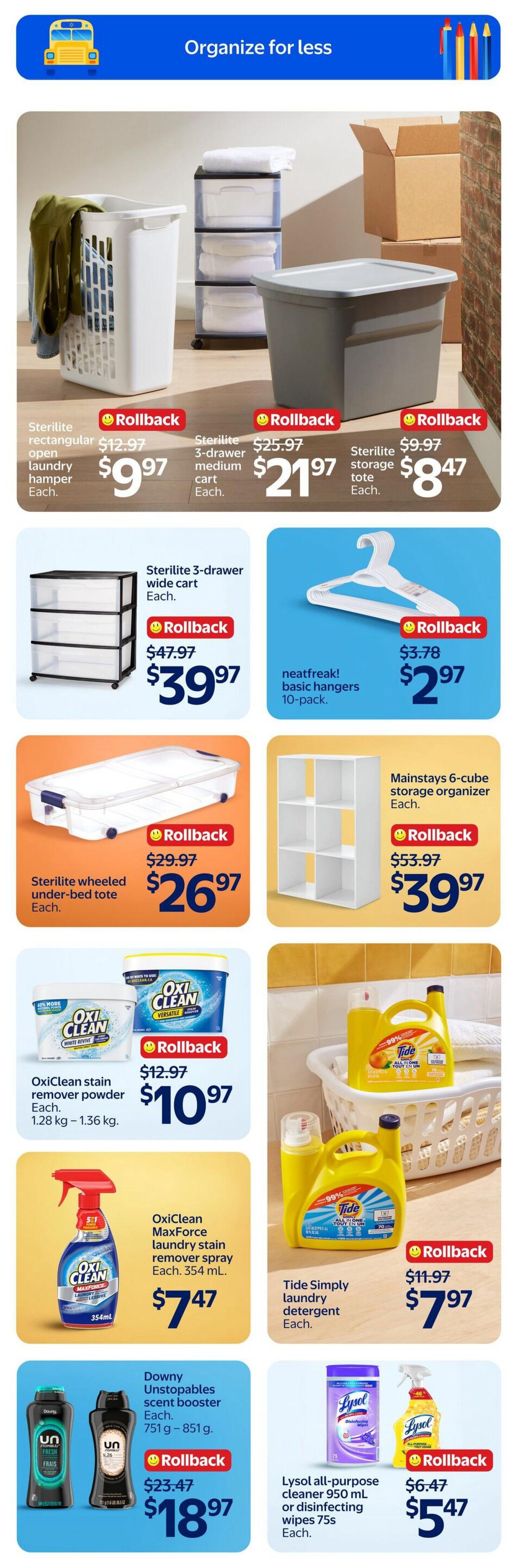Walmart (West) Flyer August 20 to 26