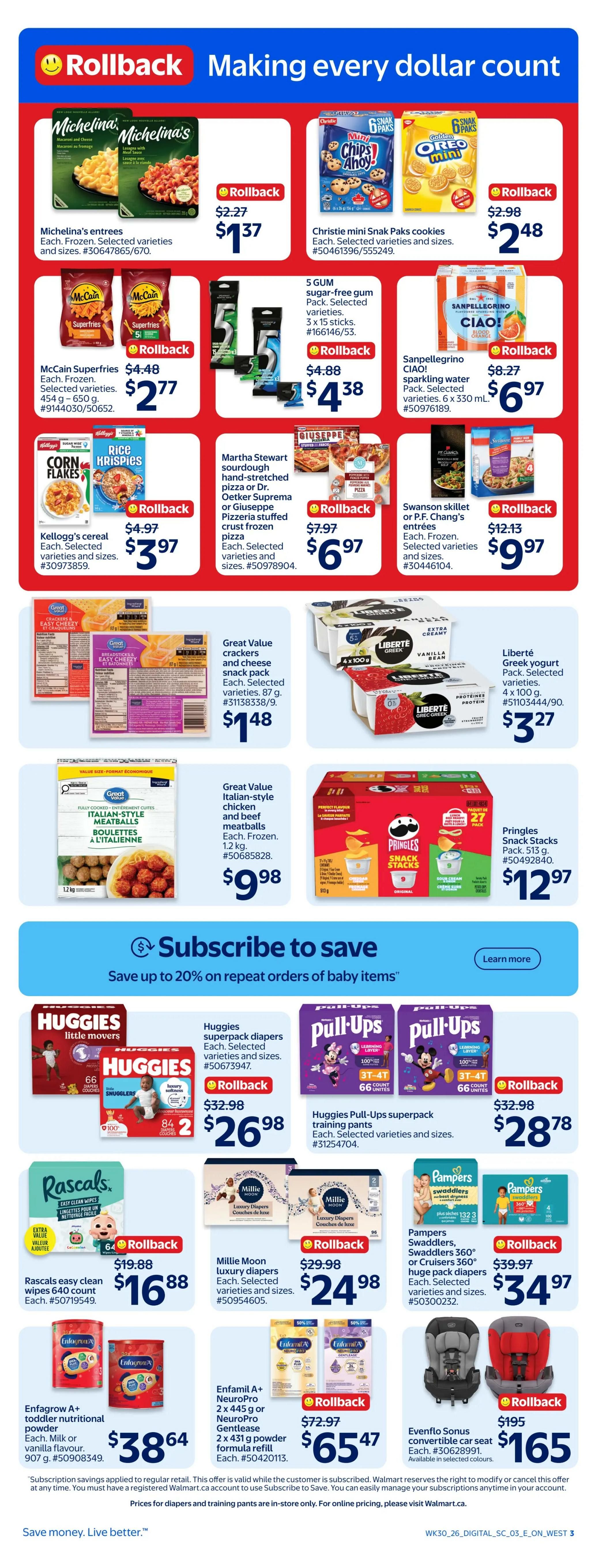 Walmart (West) Flyer August 20 to 26