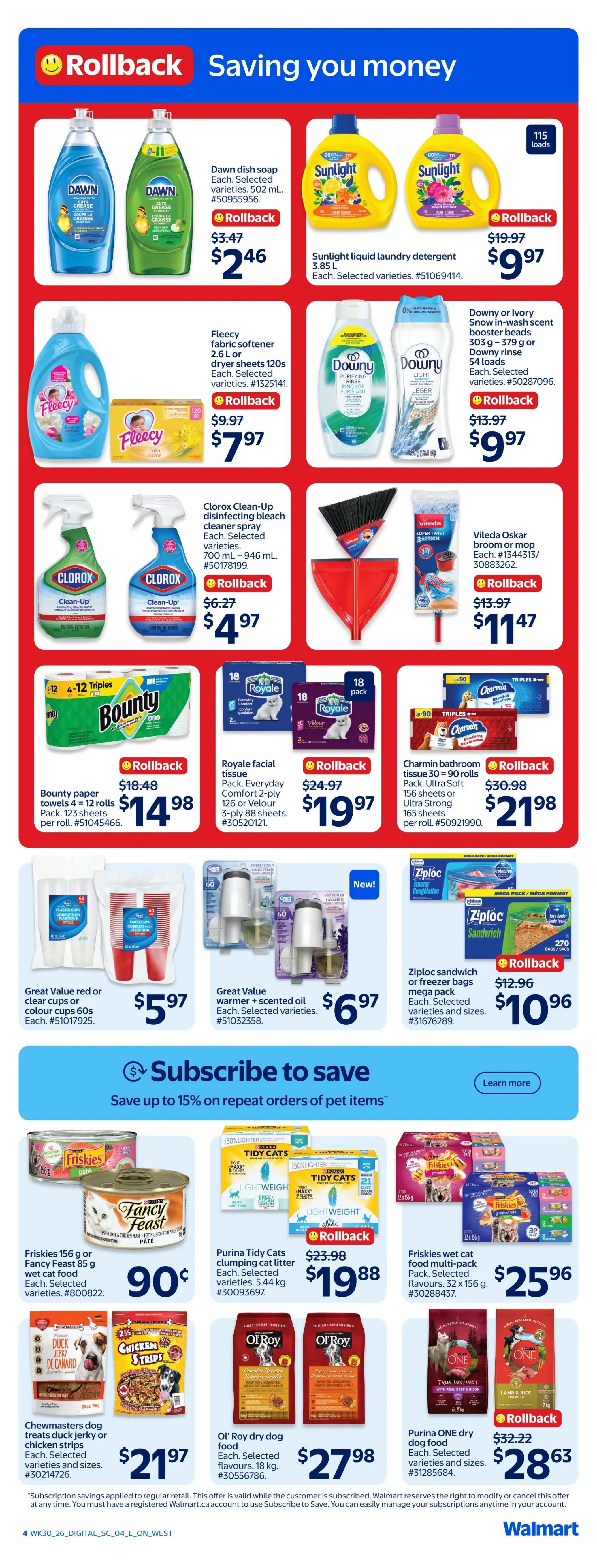 Walmart (West) Flyer August 20 to 26