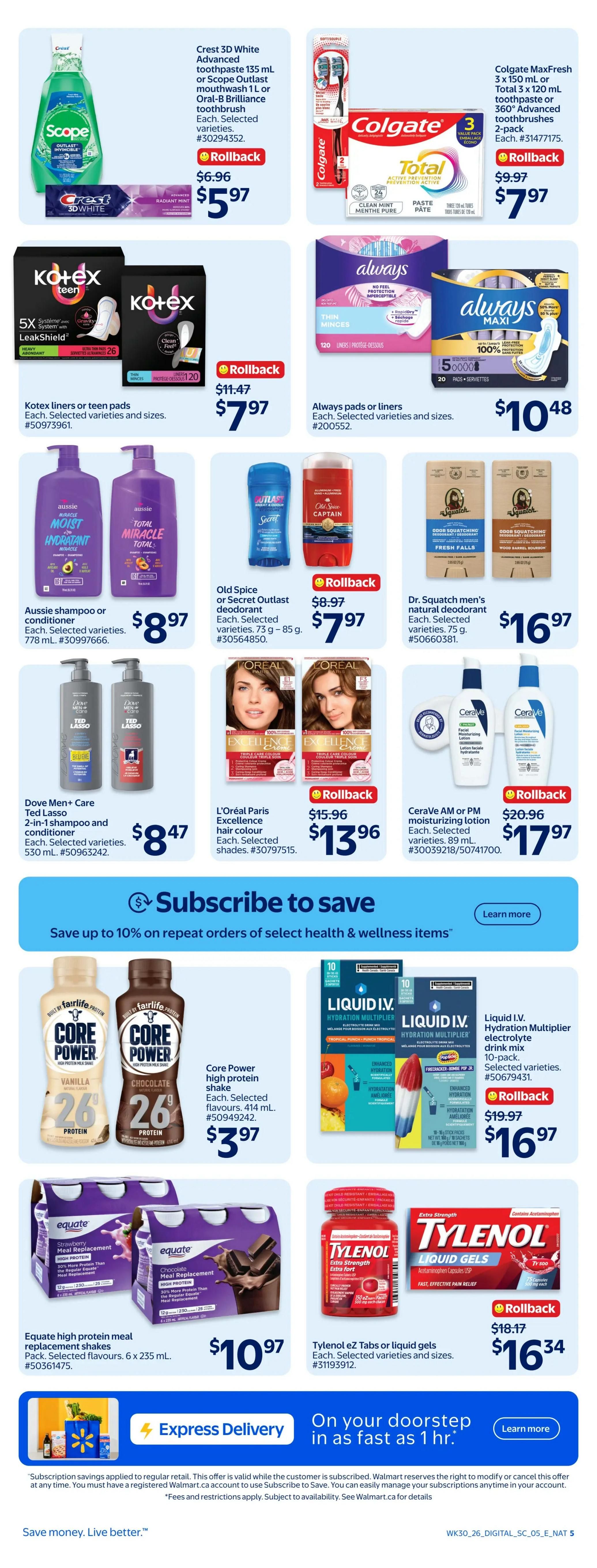 Walmart (Atlantic) Flyer August 20 to 26