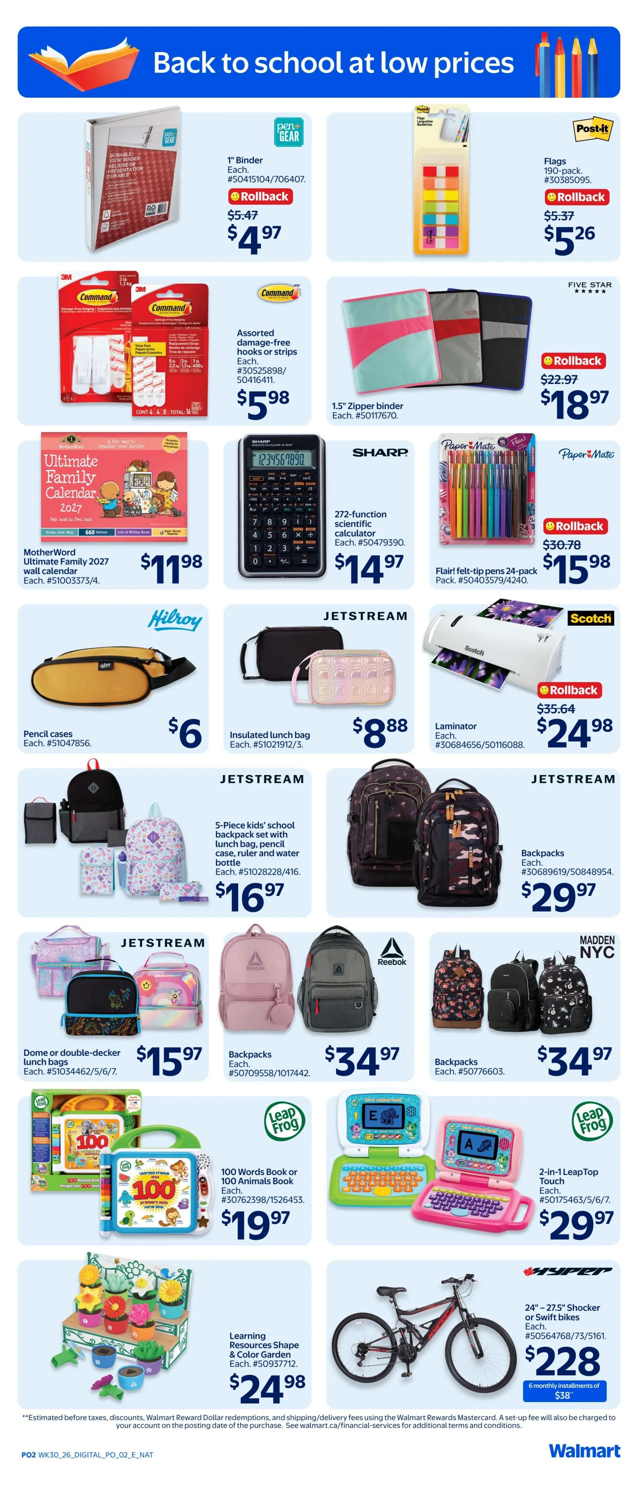 Walmart (Atlantic) Flyer August 20 to 26