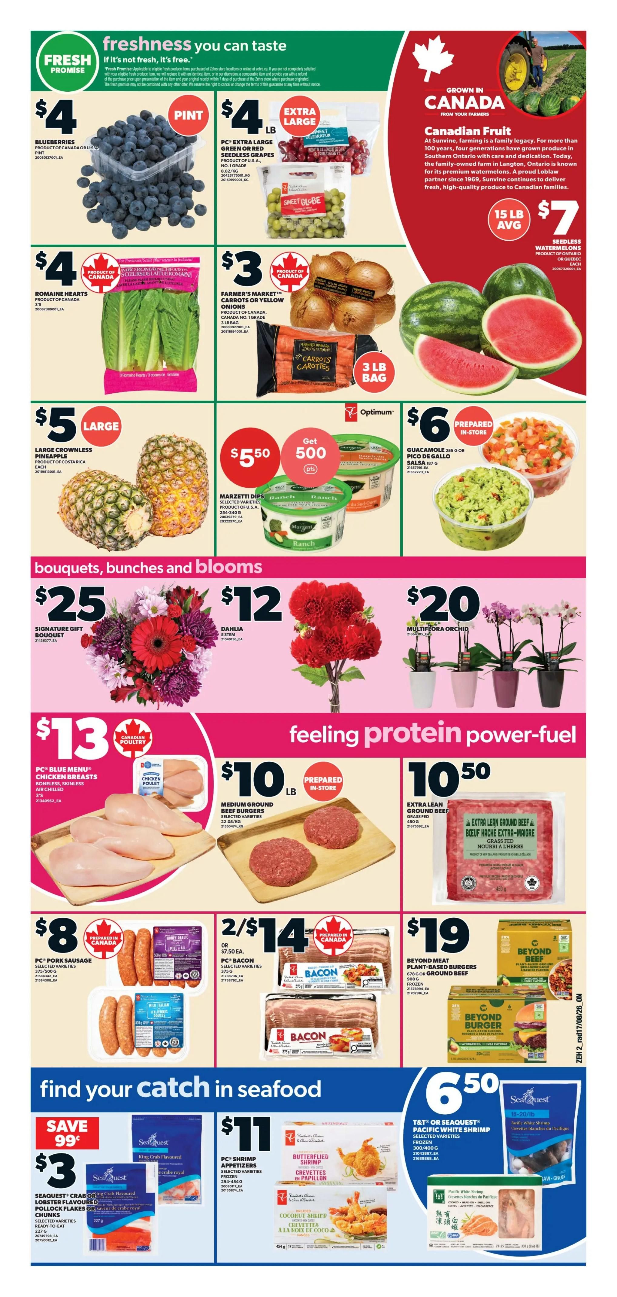 Zehrs Flyer August 20 to 26