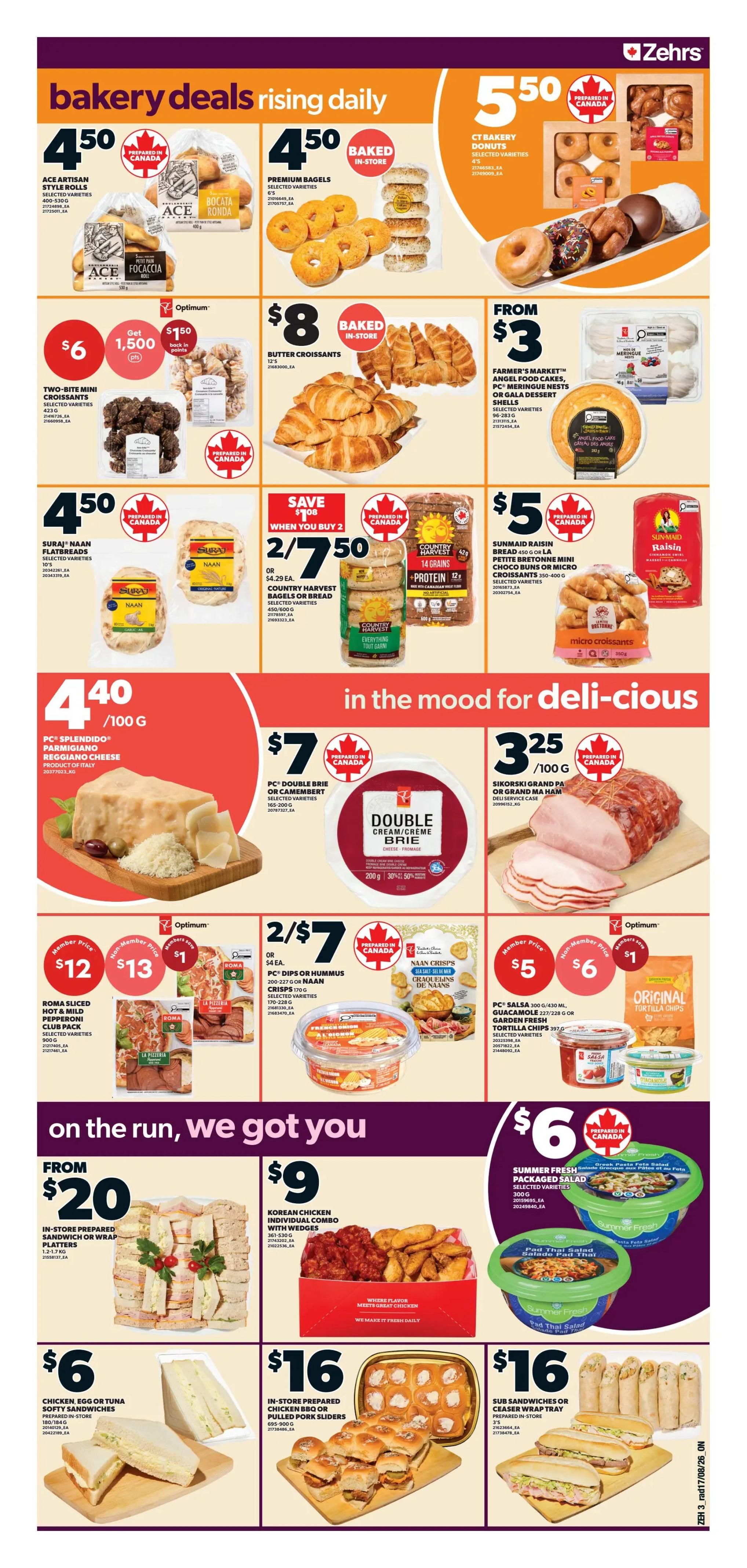 Zehrs Flyer August 20 to 26