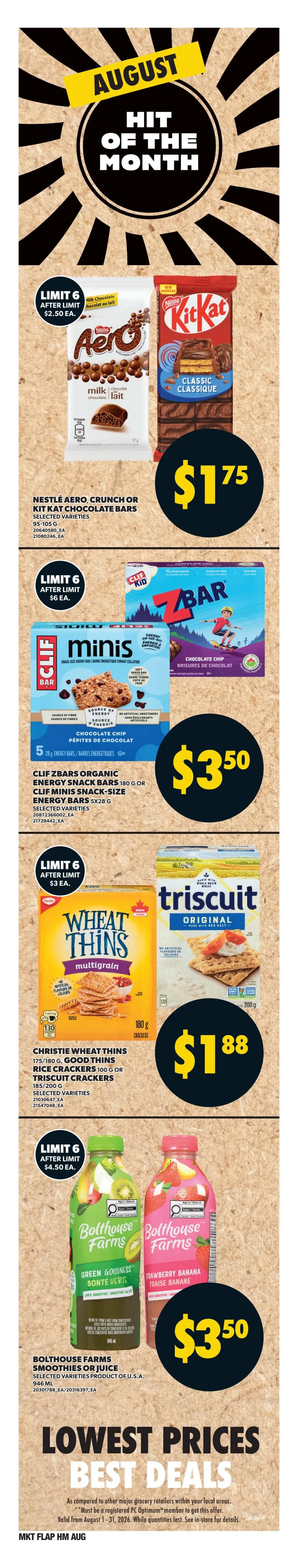 Zehrs Flyer August 20 to 26
