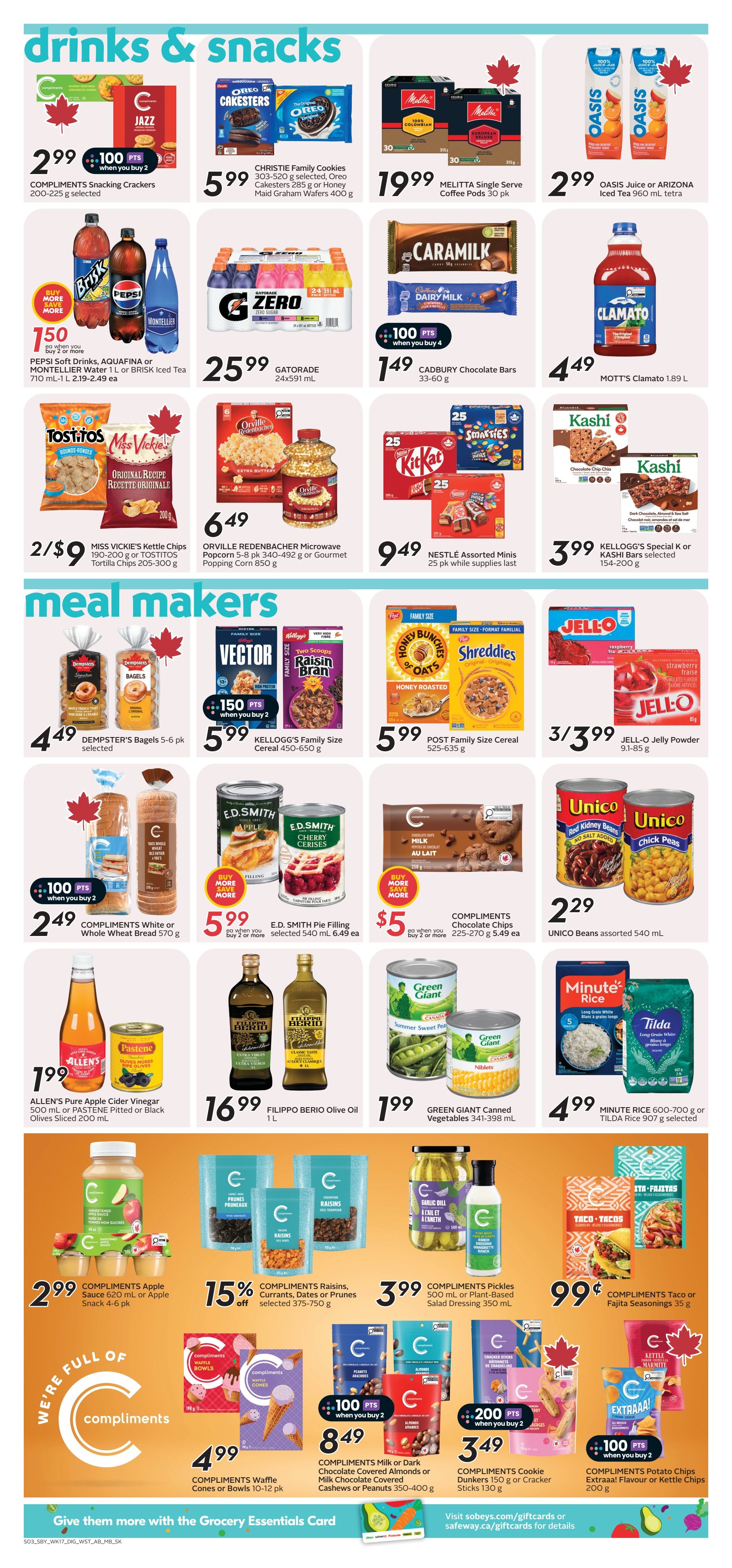 Sobeys/Safeway (SK & MB) Flyer August 20 to 26