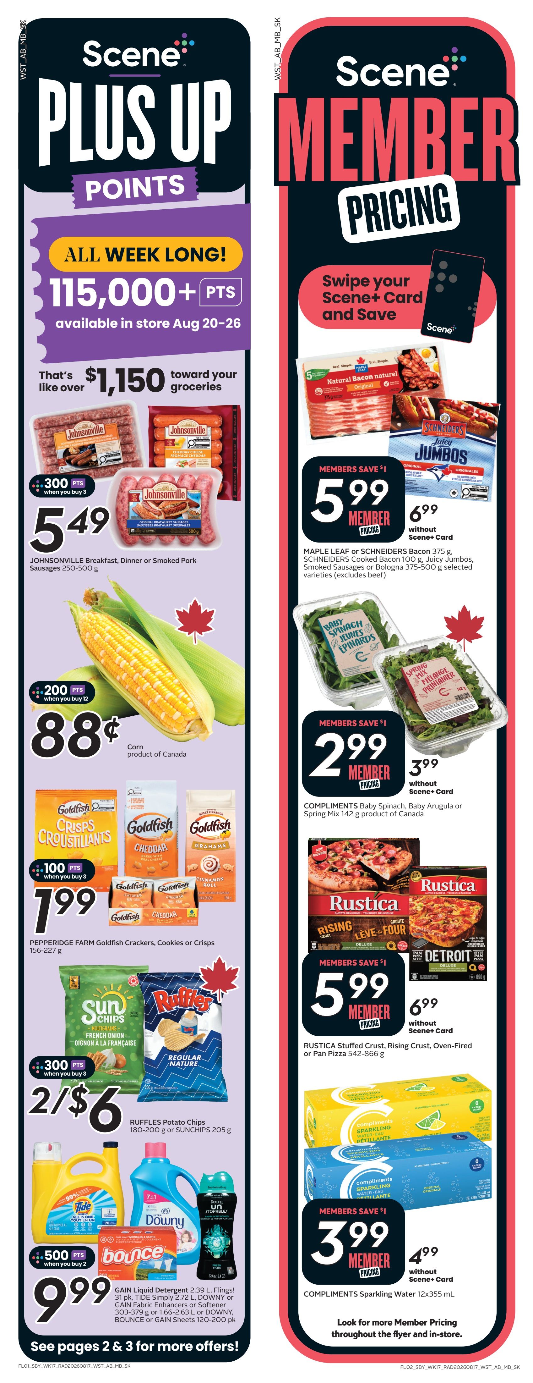 Sobeys/Safeway (SK & MB) Flyer August 20 to 26
