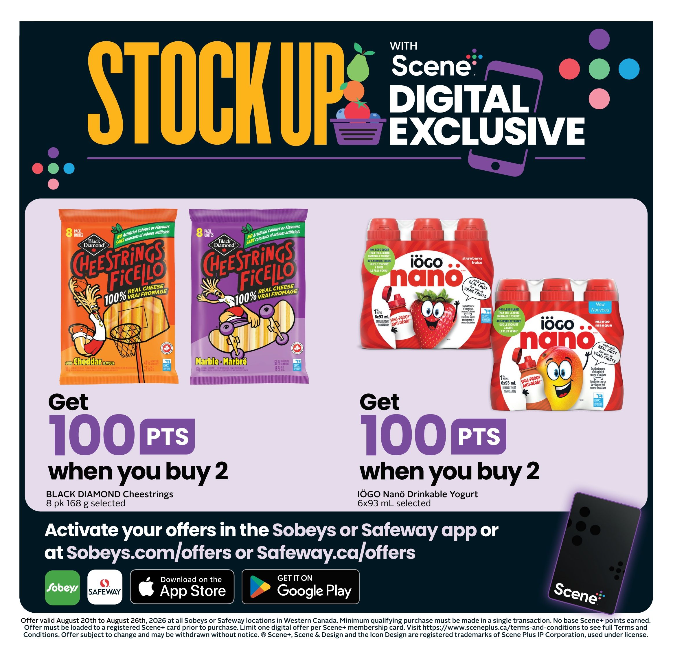 Sobeys/Safeway (SK & MB) Flyer August 20 to 26