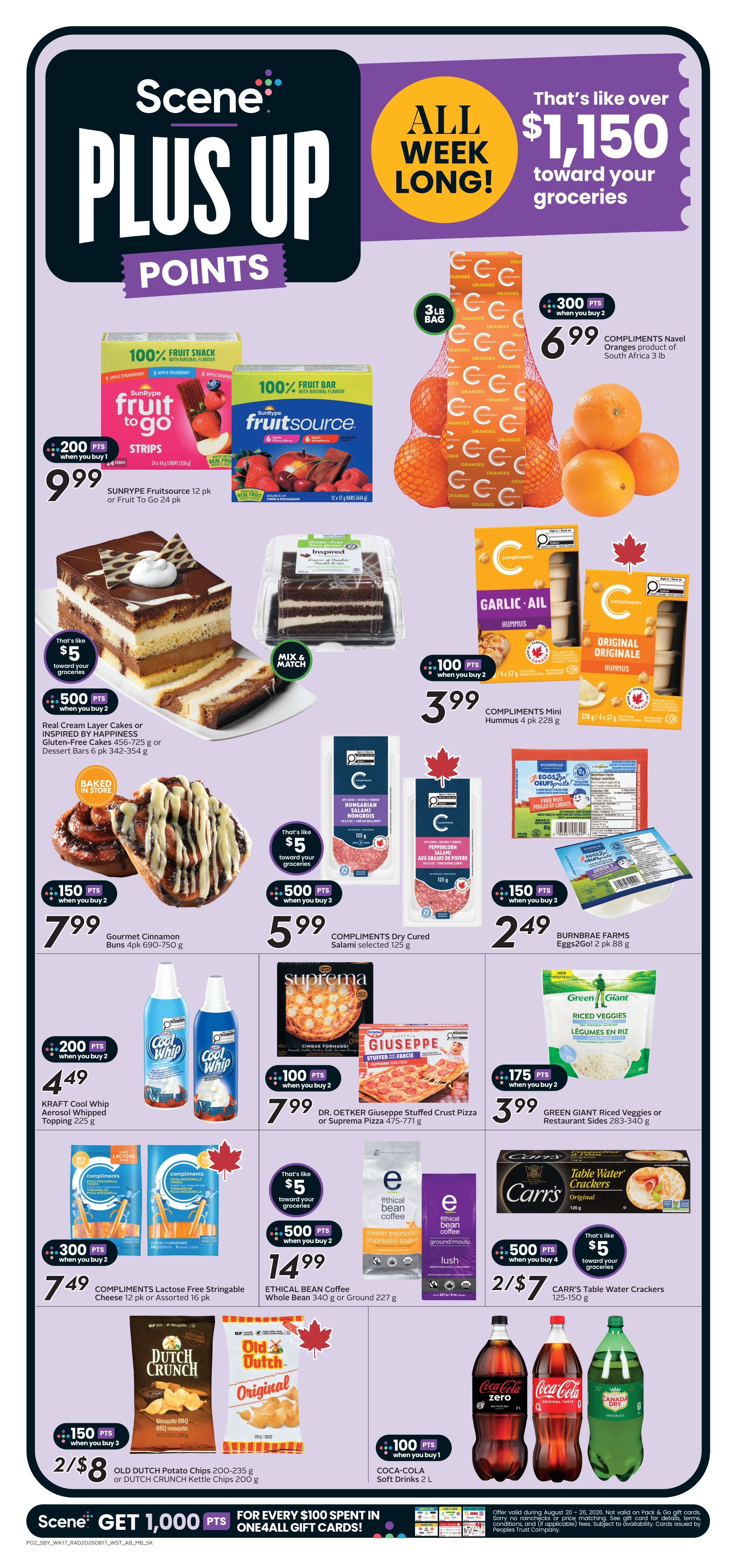 Sobeys/Safeway (SK & MB) Flyer August 20 to 26