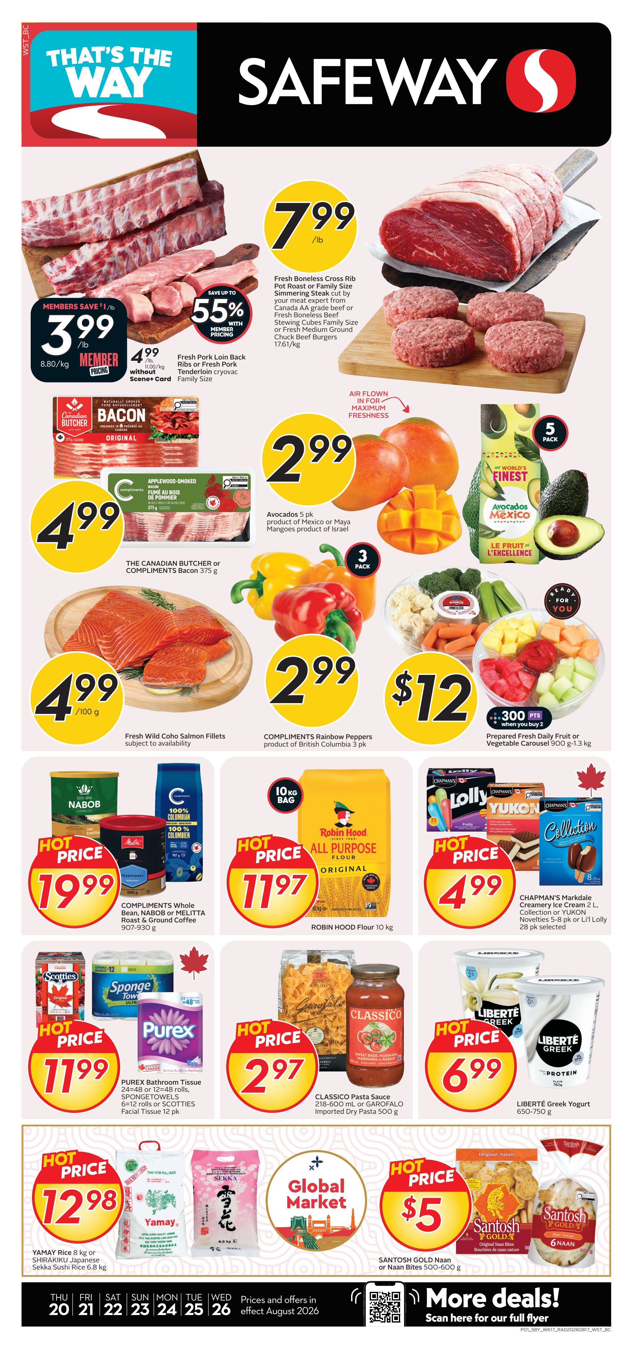 Safeway (BC) Flyer August 20 to 26