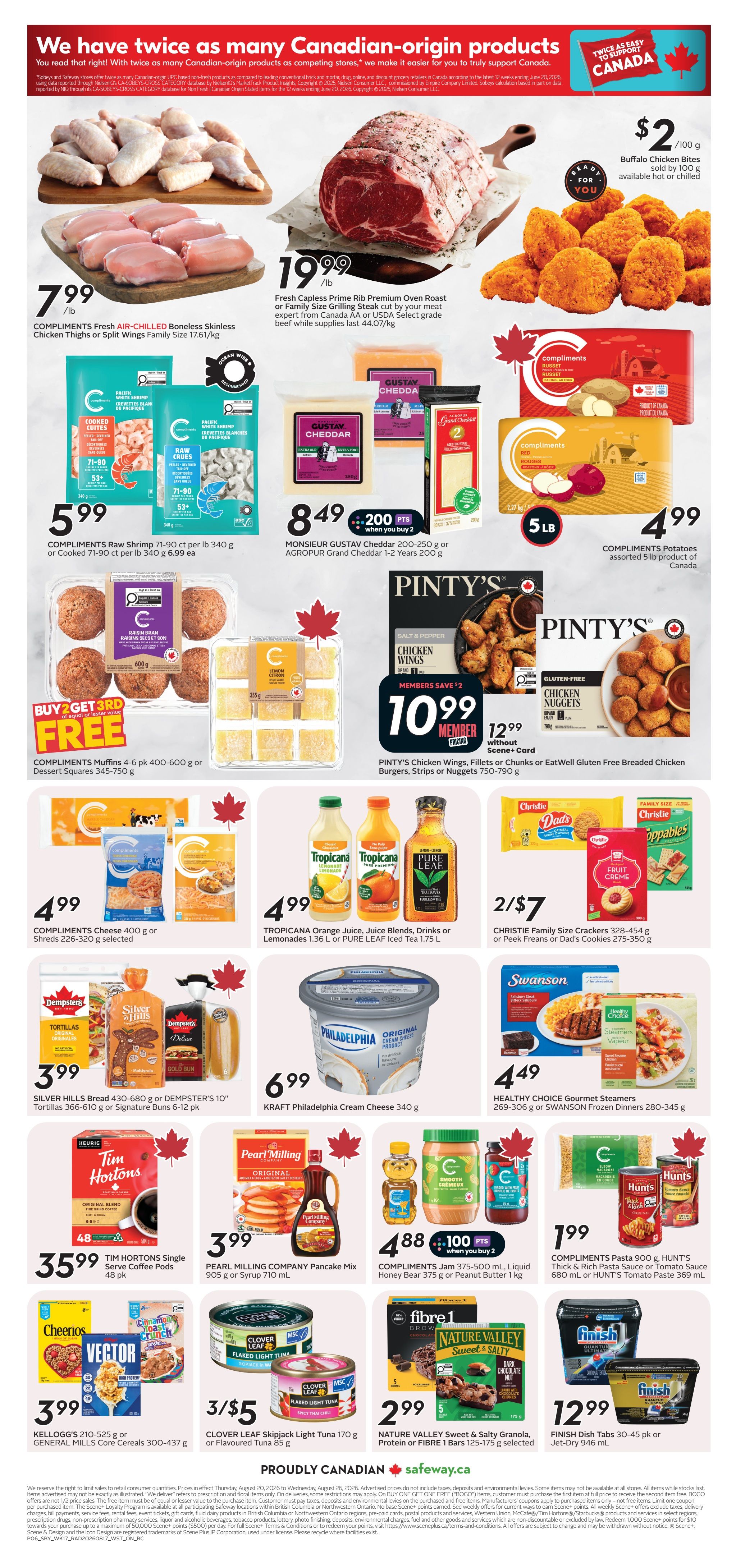 Safeway (BC) Flyer August 20 to 26