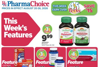 PharmaChoice Health Centre Flyer August 20 to 26
