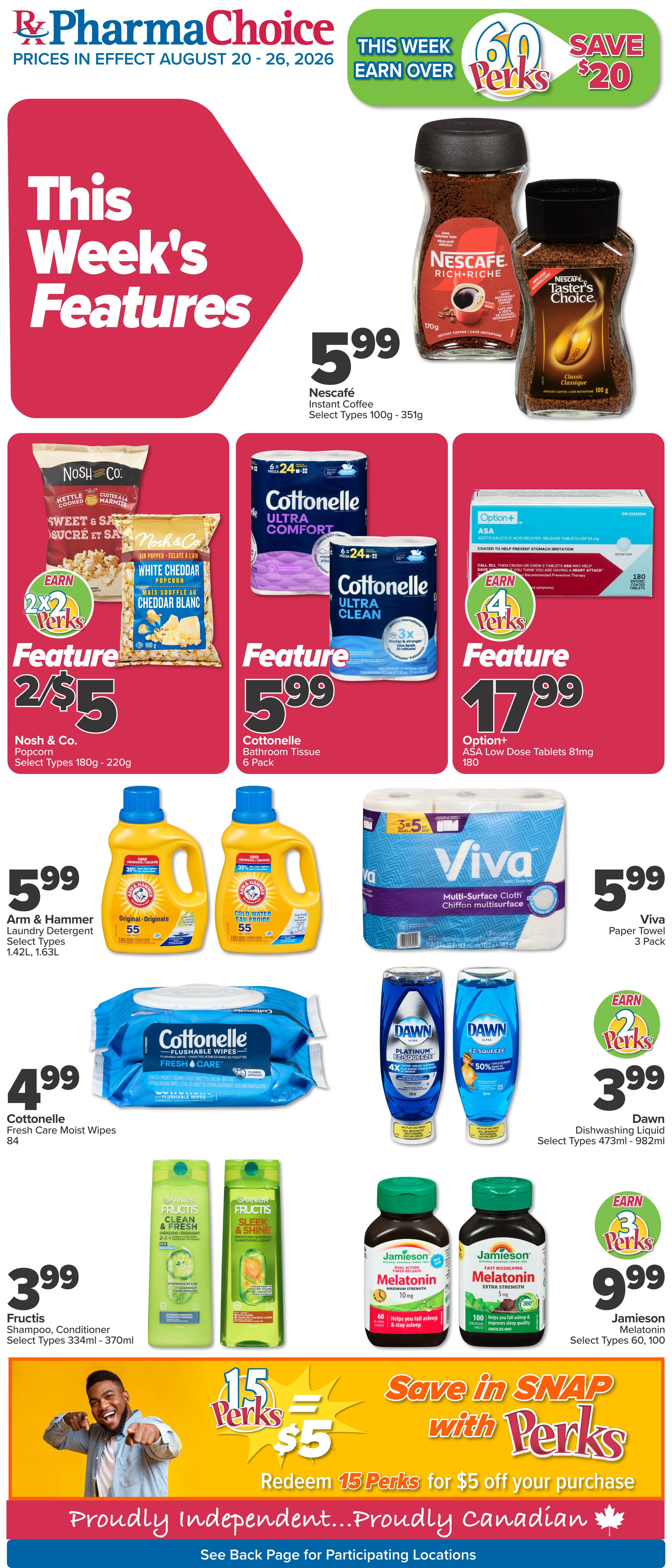 PharmaChoice (BC, AB, SK & MB) Flyer August 20 to 26