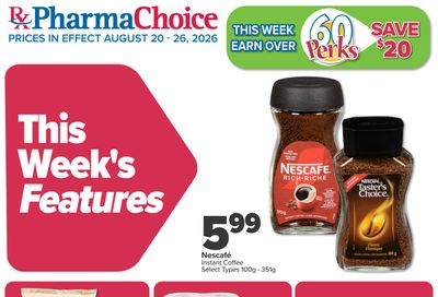 PharmaChoice (BC, AB, SK & MB) Flyer August 20 to 26