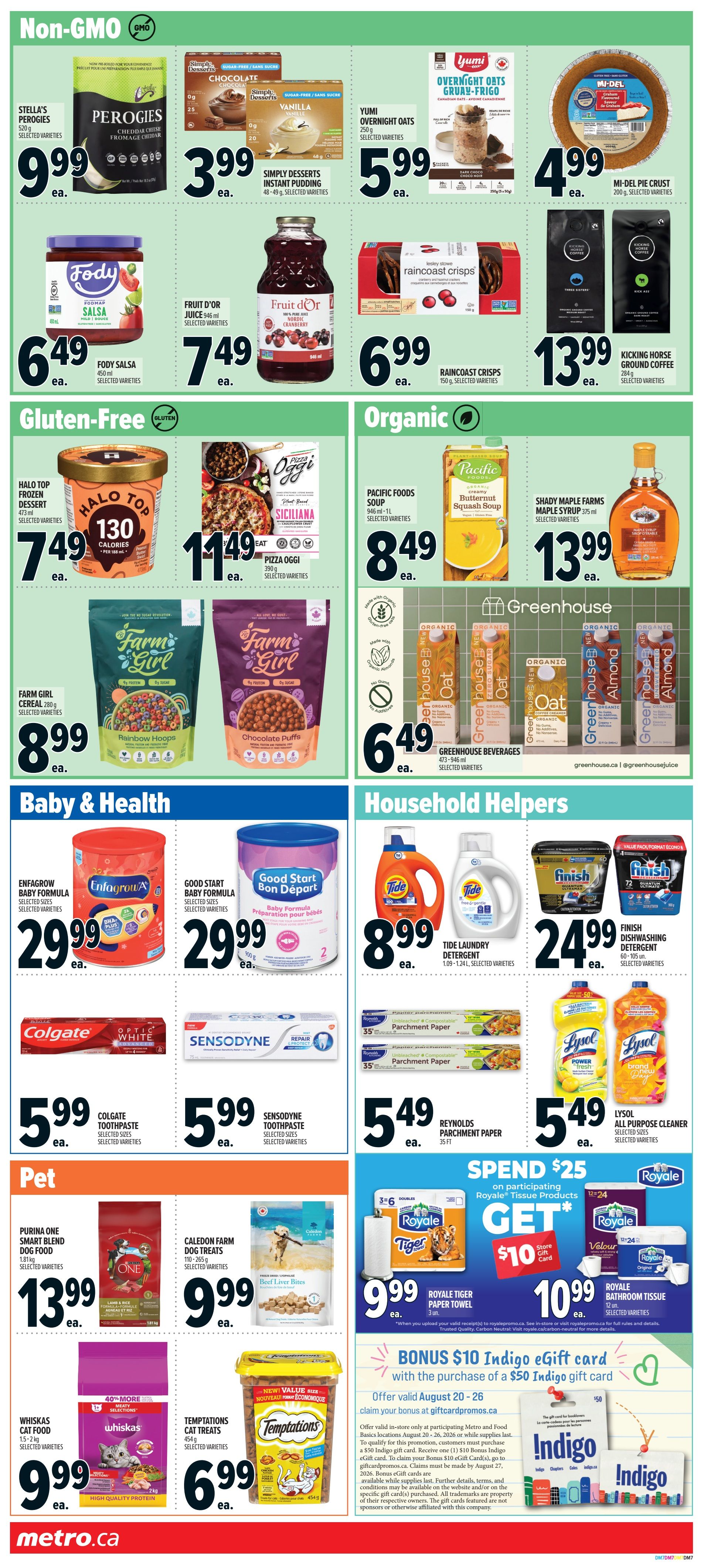 Metro (ON) Flyer August 20 to 26